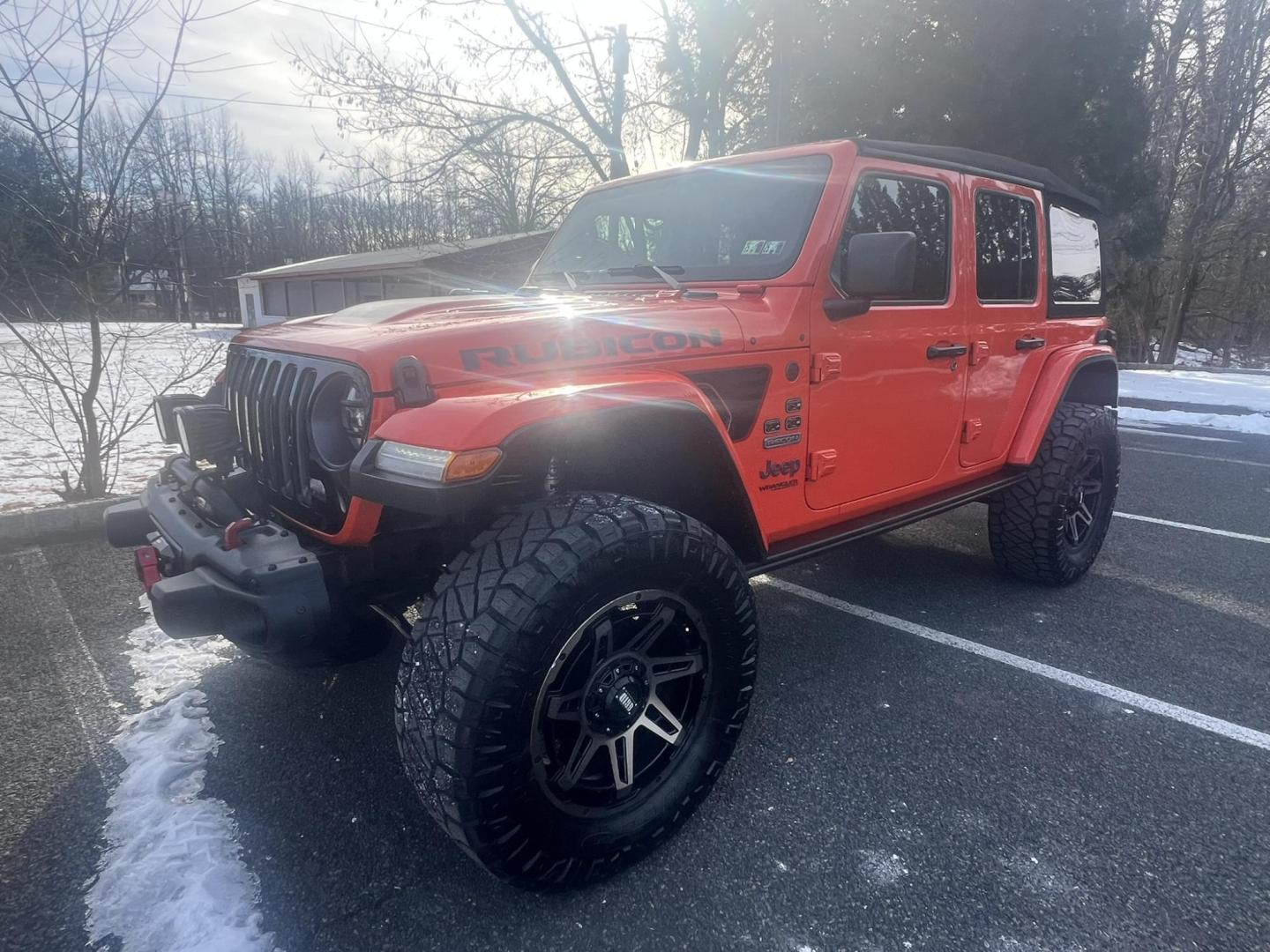 2020 Orange /Black/gray Jeep Wrangler Unlimited Rubicon (1C4HJXFN8LW) with an 2.0L L4 DOHC 16V TURBO engine, 6A transmission, located at 1018 Brunswick Ave, Trenton, NJ, 08638, (609) 989-0900, 40.240086, -74.748085 - Amazing! That is how you describe this Recon Edition Rubicon. Loaded up w the every option and so many extra accessories including 37' tires, warn winch, custom exhaust, tubular nerf doors and more! This one owner Jeep was taken care of and garage kept with no expense spared and an estimate of appro - Photo#15