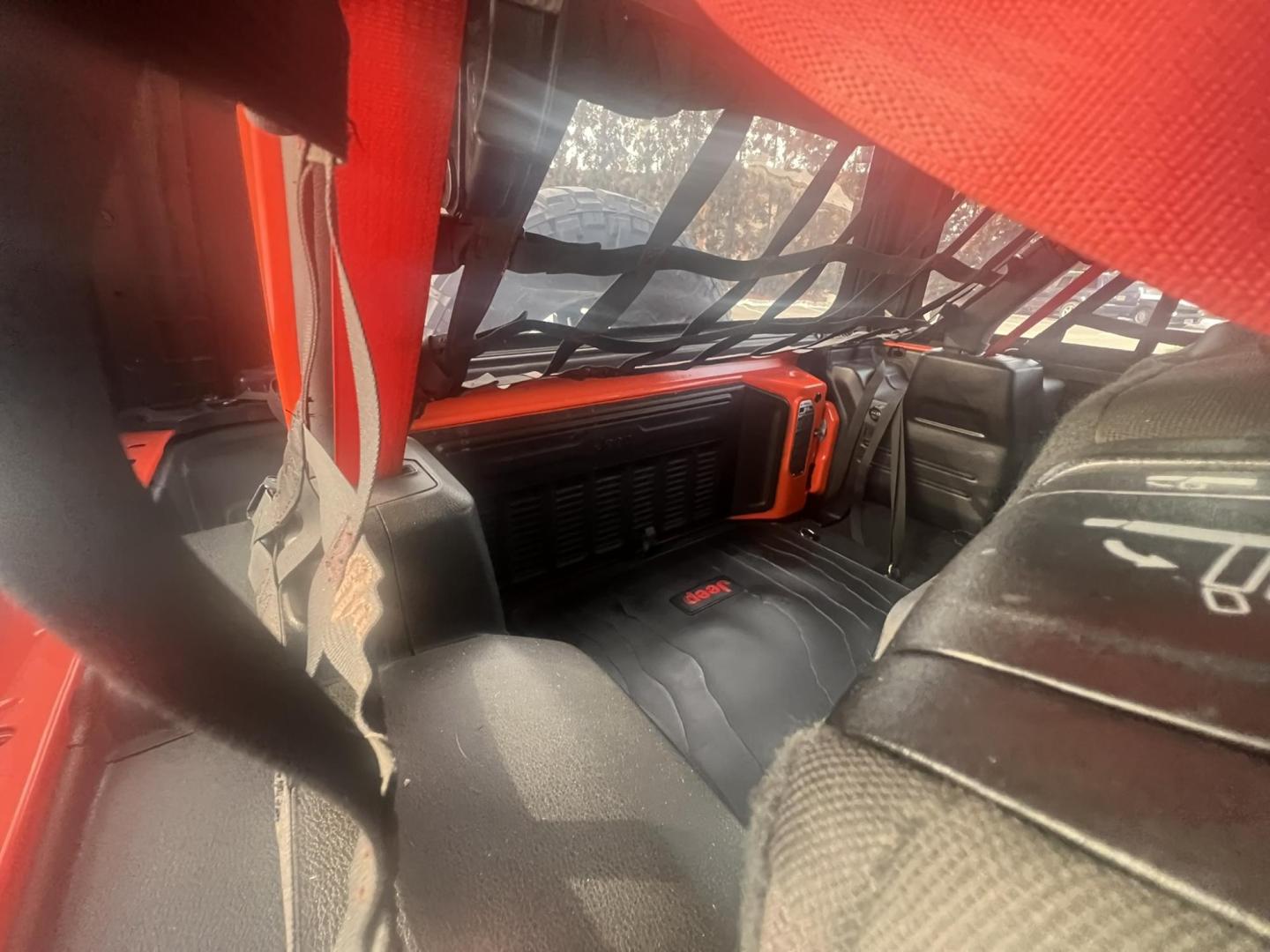 2020 Orange /Black/gray Jeep Wrangler Unlimited Rubicon (1C4HJXFN8LW) with an 2.0L L4 DOHC 16V TURBO engine, 6A transmission, located at 1018 Brunswick Ave, Trenton, NJ, 08638, (609) 989-0900, 40.240086, -74.748085 - Amazing! That is how you describe this Recon Edition Rubicon. Loaded up w the every option and so many extra accessories including 37' tires, warn winch, custom exhaust, tubular nerf doors and more! This one owner Jeep was taken care of and garage kept with no expense spared and an estimate of appro - Photo#16