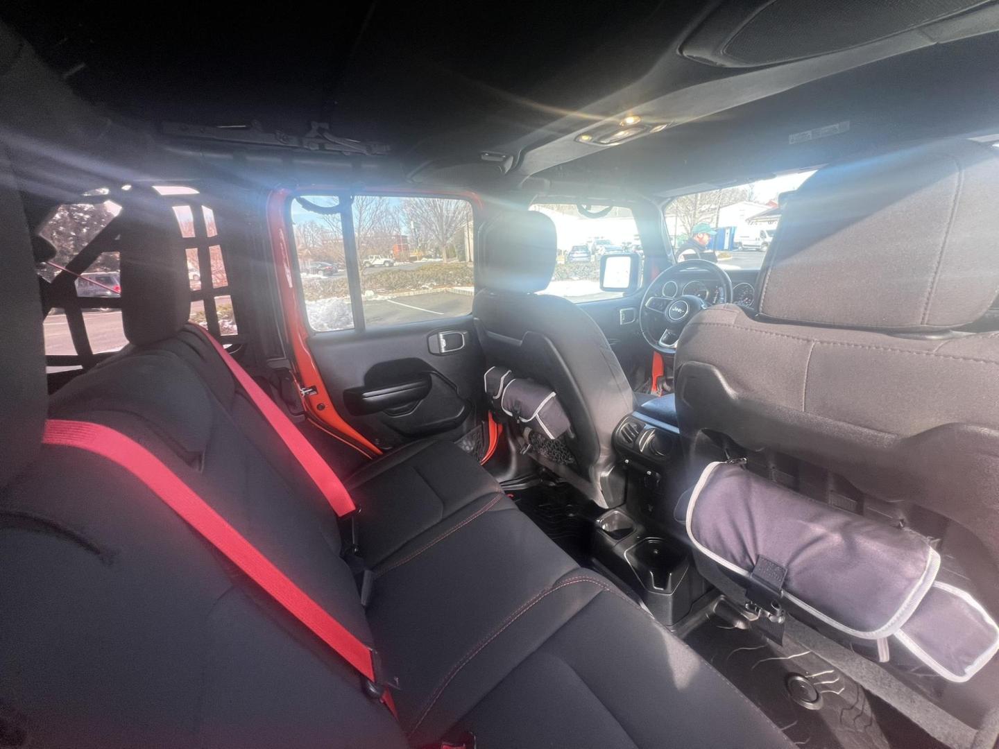 2020 Orange /Black/gray Jeep Wrangler Unlimited Rubicon (1C4HJXFN8LW) with an 2.0L L4 DOHC 16V TURBO engine, 6A transmission, located at 1018 Brunswick Ave, Trenton, NJ, 08638, (609) 989-0900, 40.240086, -74.748085 - Amazing! That is how you describe this Recon Edition Rubicon. Loaded up w the every option and so many extra accessories including 37' tires, warn winch, custom exhaust, tubular nerf doors and more! This one owner Jeep was taken care of and garage kept with no expense spared and an estimate of appro - Photo#30