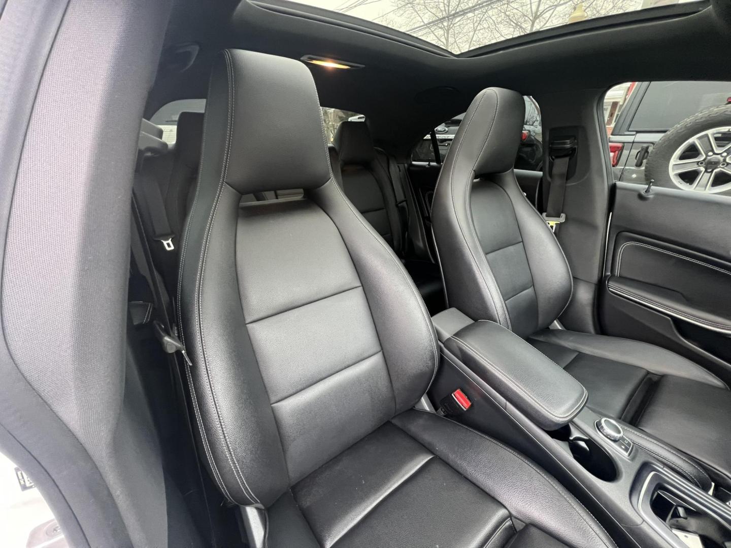 2016 White /Black Leather Mercedes-Benz CLA-Class CLA250 4MATIC (WDDSJ4GB6GN) with an 2.0L L4 DOHC 16V engine, 7A transmission, located at 1018 Brunswick Ave, Trenton, NJ, 08638, (609) 989-0900, 40.240086, -74.748085 - Here is a super clean CLA 4 matic Mercedes! Always serviced by the dealer and in like new condition! Freshly detailed and ready for new ownership, This white beauty will not last long so call Anthony to set up an appointment to see and drive this sharp vehicle! 609-273-5100. - Photo#11