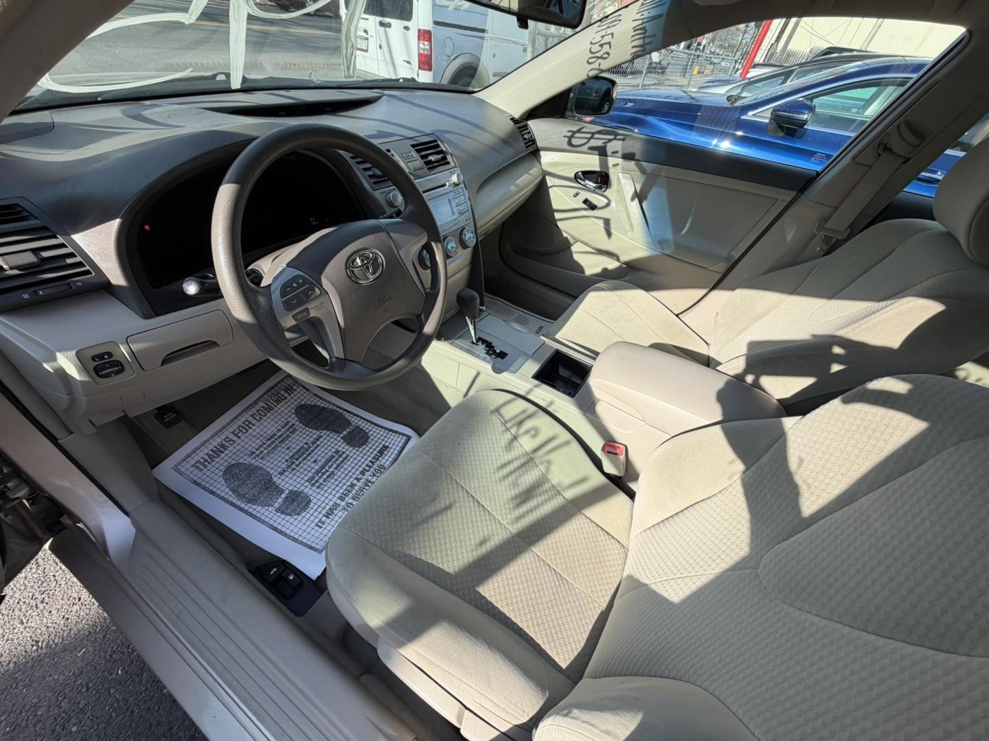 2009 Gold /beige Toyota Camry CE 5-Spd AT (4T1BE46K99U) with an 2.4L L4 DOHC 16V engine, 5-Speed Automatic Overdrive transmission, located at 1018 Brunswick Ave, Trenton, NJ, 08638, (609) 989-0900, 40.240086, -74.748085 - Here is a real nice and low mile, one owner Toyota Camry! Just serviced and detailed and ready for next ownership! Super clean and needs nothing at all, please call Anthony to set up a time to test drive,609-273-5100 - Photo#6