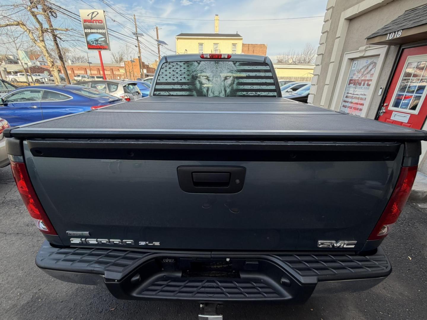 2011 BLUE /Black GMC Sierra 1500 SLE Crew Cab 4WD (3GTP2VE39BG) with an 5.3L V8 OHV 16V FFV engine, 4-Speed Automatic transmission, located at 1018 Brunswick Ave, Trenton, NJ, 08638, (609) 989-0900, 40.240086, -74.748085 - Photo#5
