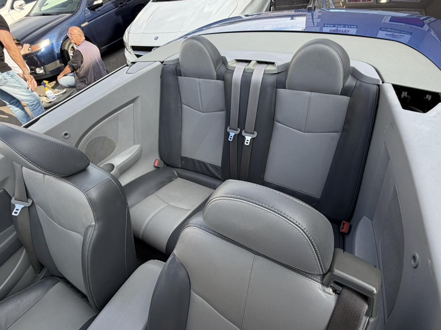 2008 BLUE /Gray Leather Chrysler Sebring Convertible Touring (1C3LC55R78N) with an 2.7L V6 DOHC 24V FFV engine, 4-Speed Automatic Overdrive transmission, located at 1018 Brunswick Ave, Trenton, NJ, 08638, (609) 989-0900, 40.240086, -74.748085- Photo#11