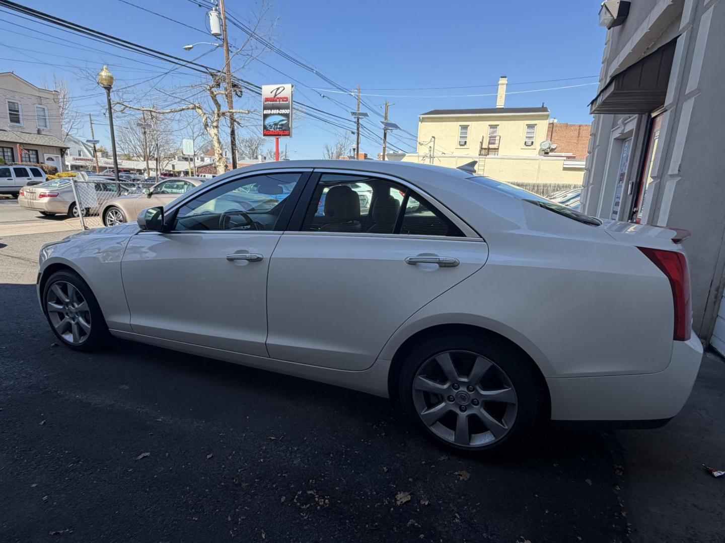 2013 White /Tan Leather Cadillac ATS 2.0L Performance AWD (1G6AJ5SXXD0) with an 2.0L L4 DOHC 16V engine, 6-Speed Automatic transmission, located at 1018 Brunswick Ave, Trenton, NJ, 08638, (609) 989-0900, 40.240086, -74.748085 - This Cadillac is a 1 owner very well maintained gem! Just serviced up and ready to go! A really great color combo and detailed to perfection! Please call Anthony to set up a time to see this beautiful Caddy ATS, 609-273-5100 - Photo#3