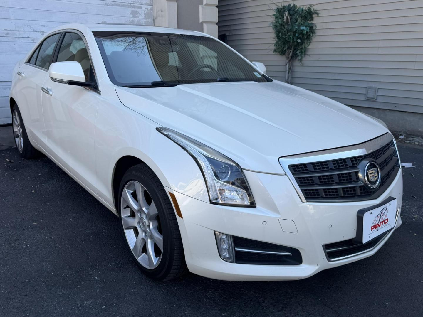 2013 White /Tan Leather Cadillac ATS 2.0L Performance AWD (1G6AJ5SXXD0) with an 2.0L L4 DOHC 16V engine, 6-Speed Automatic transmission, located at 1018 Brunswick Ave, Trenton, NJ, 08638, (609) 989-0900, 40.240086, -74.748085 - This Cadillac is a 1 owner very well maintained gem! Just serviced up and ready to go! A really great color combo and detailed to perfection! Please call Anthony to set up a time to see this beautiful Caddy ATS, 609-273-5100 - Photo#2