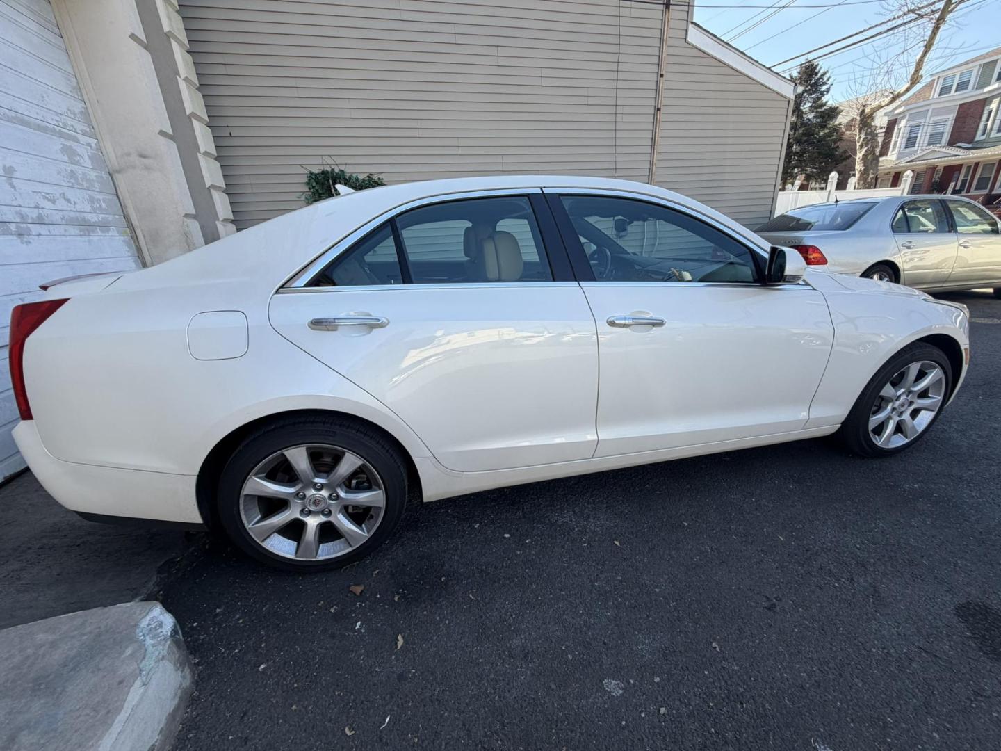 2013 White /Tan Leather Cadillac ATS 2.0L Performance AWD (1G6AJ5SXXD0) with an 2.0L L4 DOHC 16V engine, 6-Speed Automatic transmission, located at 1018 Brunswick Ave, Trenton, NJ, 08638, (609) 989-0900, 40.240086, -74.748085 - This Cadillac is a 1 owner very well maintained gem! Just serviced up and ready to go! A really great color combo and detailed to perfection! Please call Anthony to set up a time to see this beautiful Caddy ATS, 609-273-5100 - Photo#1
