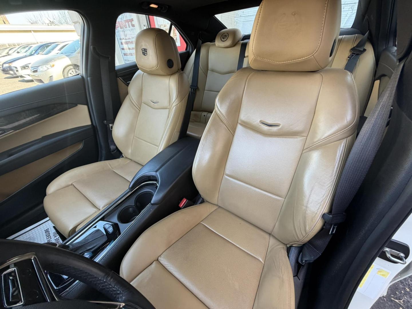 2013 White /Tan Leather Cadillac ATS 2.0L Performance AWD (1G6AJ5SXXD0) with an 2.0L L4 DOHC 16V engine, 6-Speed Automatic transmission, located at 1018 Brunswick Ave, Trenton, NJ, 08638, (609) 989-0900, 40.240086, -74.748085 - This Cadillac is a 1 owner very well maintained gem! Just serviced up and ready to go! A really great color combo and detailed to perfection! Please call Anthony to set up a time to see this beautiful Caddy ATS, 609-273-5100 - Photo#17