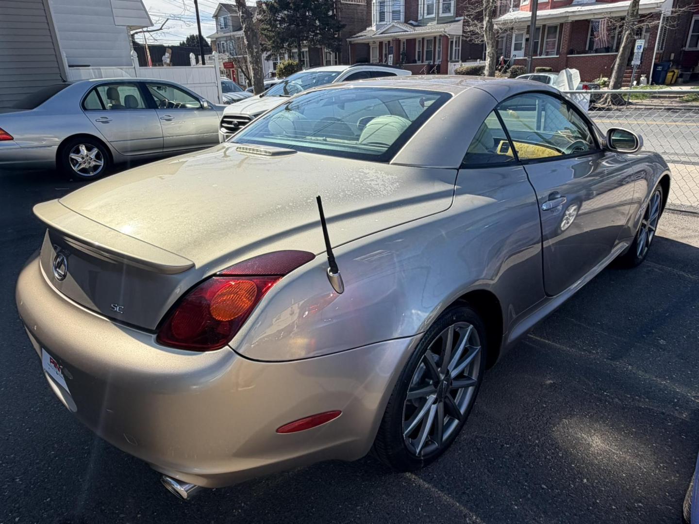 2004 Gold /Tan Leather Lexus SC 430 Convertible (JTHFN48YX40) with an 4.3L V8 DOHC 32V engine, 5-Speed Automatic Overdrive transmission, located at 1018 Brunswick Ave, Trenton, NJ, 08638, (609) 989-0900, 40.240086, -74.748085 - A real nice 1- owner, well kept Lexus SC 430! Serviced up since new, a great color combo, detailed to perfection and ready for the next owner to enjoy with the top down this season! Please call Anthony to set up a time to see and drive this beauty!! 609-273-5100 - Photo#5