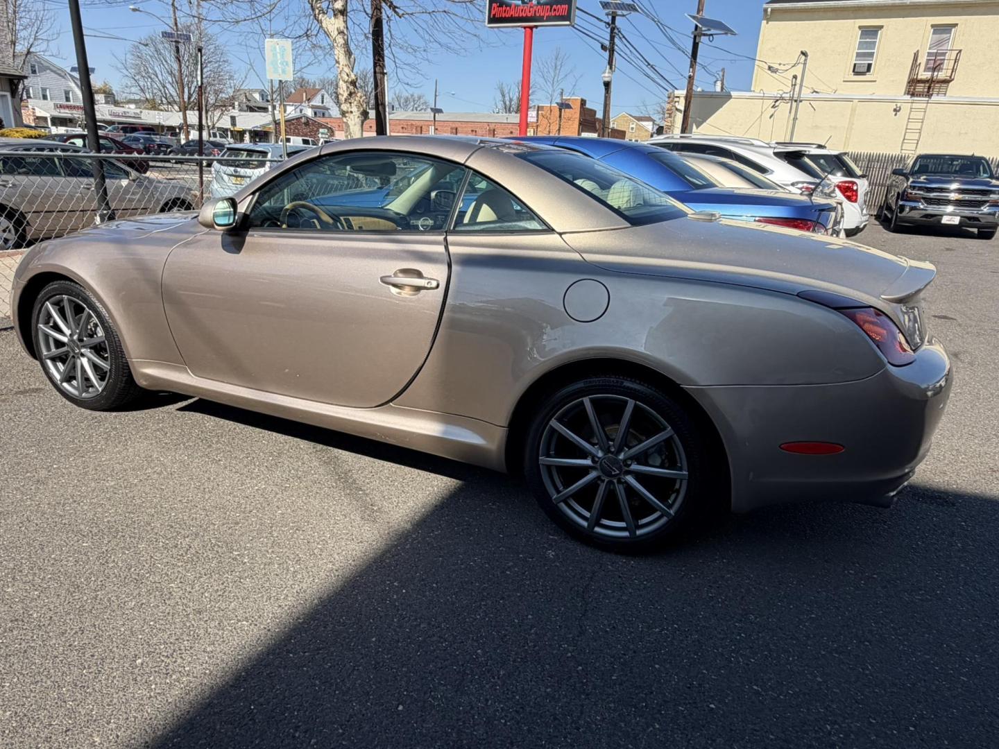 2004 Gold /Tan Leather Lexus SC 430 Convertible (JTHFN48YX40) with an 4.3L V8 DOHC 32V engine, 5-Speed Automatic Overdrive transmission, located at 1018 Brunswick Ave, Trenton, NJ, 08638, (609) 989-0900, 40.240086, -74.748085 - A real nice 1- owner, well kept Lexus SC 430! Serviced up since new, a great color combo, detailed to perfection and ready for the next owner to enjoy with the top down this season! Please call Anthony to set up a time to see and drive this beauty!! 609-273-5100 - Photo#6