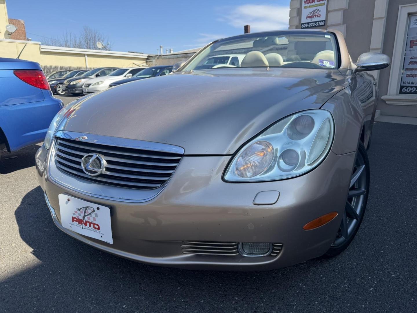 2004 Gold /Tan Leather Lexus SC 430 Convertible (JTHFN48YX40) with an 4.3L V8 DOHC 32V engine, 5-Speed Automatic Overdrive transmission, located at 1018 Brunswick Ave, Trenton, NJ, 08638, (609) 989-0900, 40.240086, -74.748085 - A real nice 1- owner, well kept Lexus SC 430! Serviced up since new, a great color combo, detailed to perfection and ready for the next owner to enjoy with the top down this season! Please call Anthony to set up a time to see and drive this beauty!! 609-273-5100 - Photo#7