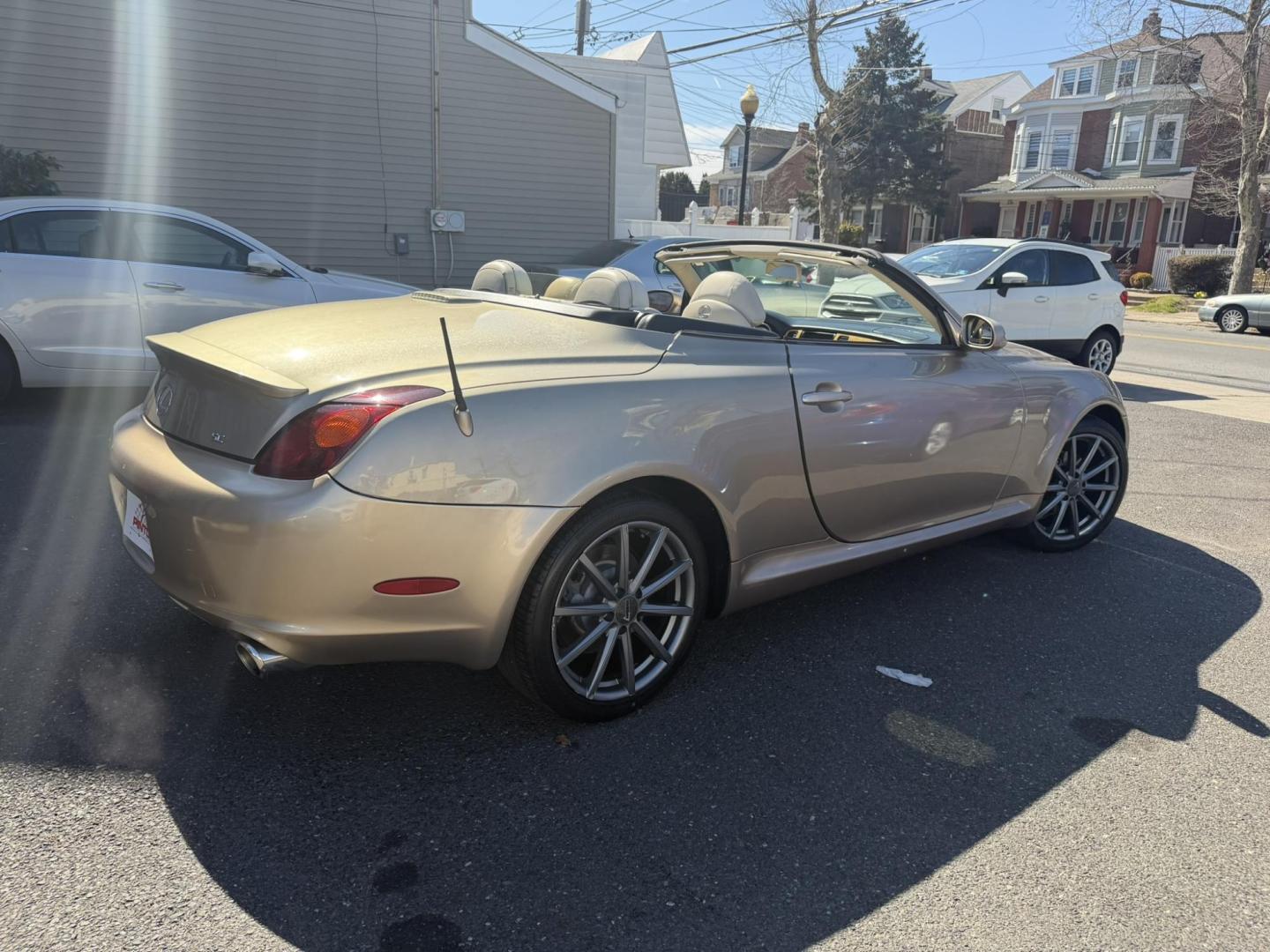 2004 Gold /Tan Leather Lexus SC 430 Convertible (JTHFN48YX40) with an 4.3L V8 DOHC 32V engine, 5-Speed Automatic Overdrive transmission, located at 1018 Brunswick Ave, Trenton, NJ, 08638, (609) 989-0900, 40.240086, -74.748085 - A real nice 1- owner, well kept Lexus SC 430! Serviced up since new, a great color combo, detailed to perfection and ready for the next owner to enjoy with the top down this season! Please call Anthony to set up a time to see and drive this beauty!! 609-273-5100 - Photo#3