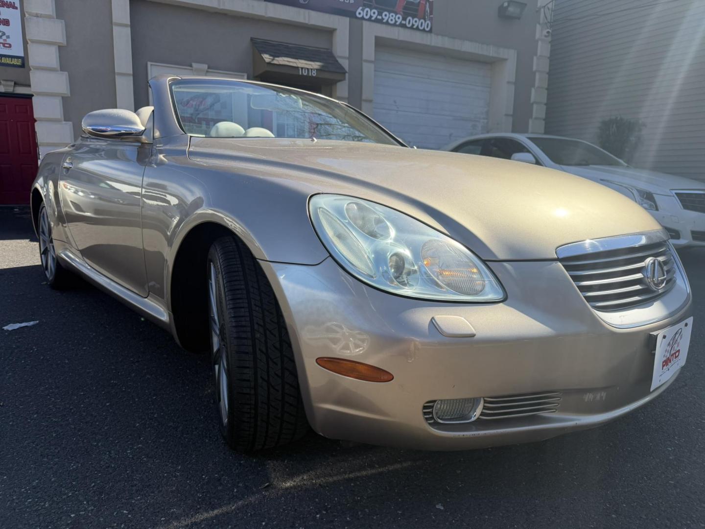 2004 Gold /Tan Leather Lexus SC 430 Convertible (JTHFN48YX40) with an 4.3L V8 DOHC 32V engine, 5-Speed Automatic Overdrive transmission, located at 1018 Brunswick Ave, Trenton, NJ, 08638, (609) 989-0900, 40.240086, -74.748085 - A real nice 1- owner, well kept Lexus SC 430! Serviced up since new, a great color combo, detailed to perfection and ready for the next owner to enjoy with the top down this season! Please call Anthony to set up a time to see and drive this beauty!! 609-273-5100 - Photo#12