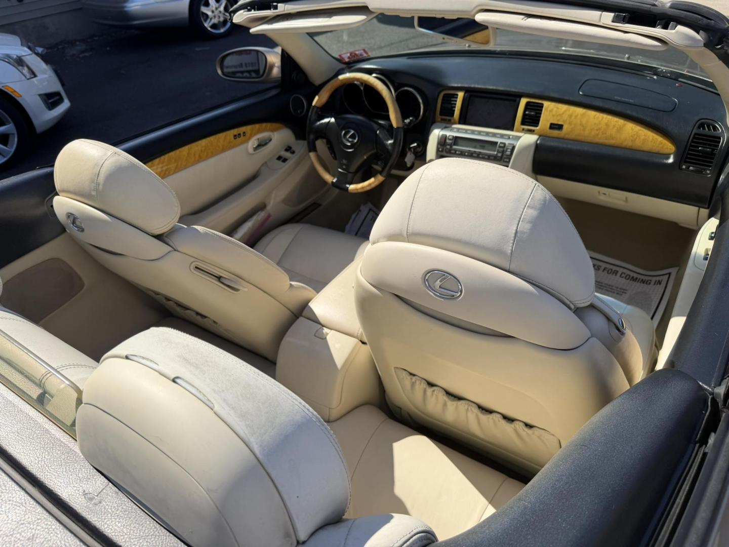 2004 Gold /Tan Leather Lexus SC 430 Convertible (JTHFN48YX40) with an 4.3L V8 DOHC 32V engine, 5-Speed Automatic Overdrive transmission, located at 1018 Brunswick Ave, Trenton, NJ, 08638, (609) 989-0900, 40.240086, -74.748085 - A real nice 1- owner, well kept Lexus SC 430! Serviced up since new, a great color combo, detailed to perfection and ready for the next owner to enjoy with the top down this season! Please call Anthony to set up a time to see and drive this beauty!! 609-273-5100 - Photo#15