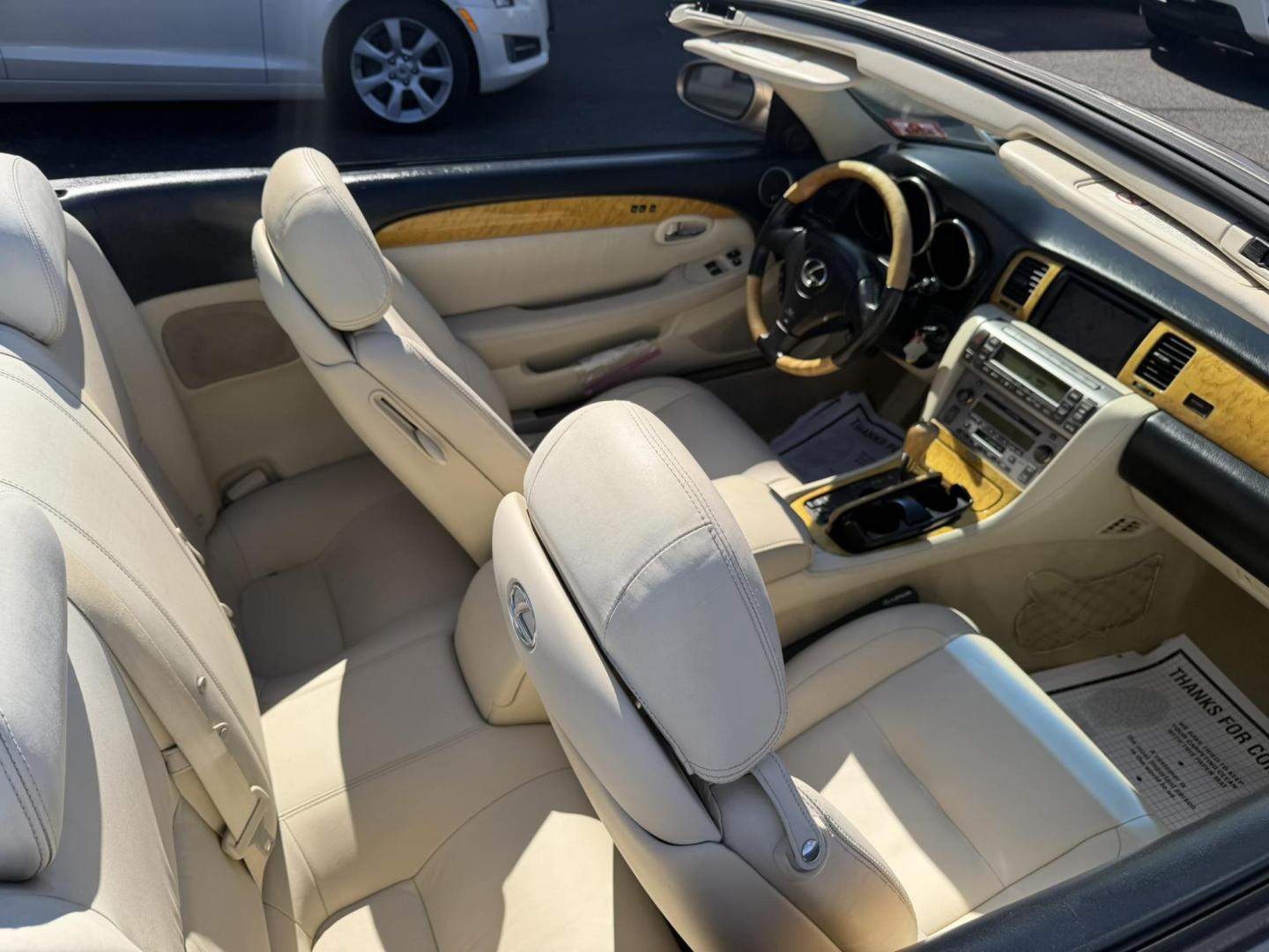 2004 Gold /Tan Leather Lexus SC 430 Convertible (JTHFN48YX40) with an 4.3L V8 DOHC 32V engine, 5-Speed Automatic Overdrive transmission, located at 1018 Brunswick Ave, Trenton, NJ, 08638, (609) 989-0900, 40.240086, -74.748085 - A real nice 1- owner, well kept Lexus SC 430! Serviced up since new, a great color combo, detailed to perfection and ready for the next owner to enjoy with the top down this season! Please call Anthony to set up a time to see and drive this beauty!! 609-273-5100 - Photo#16