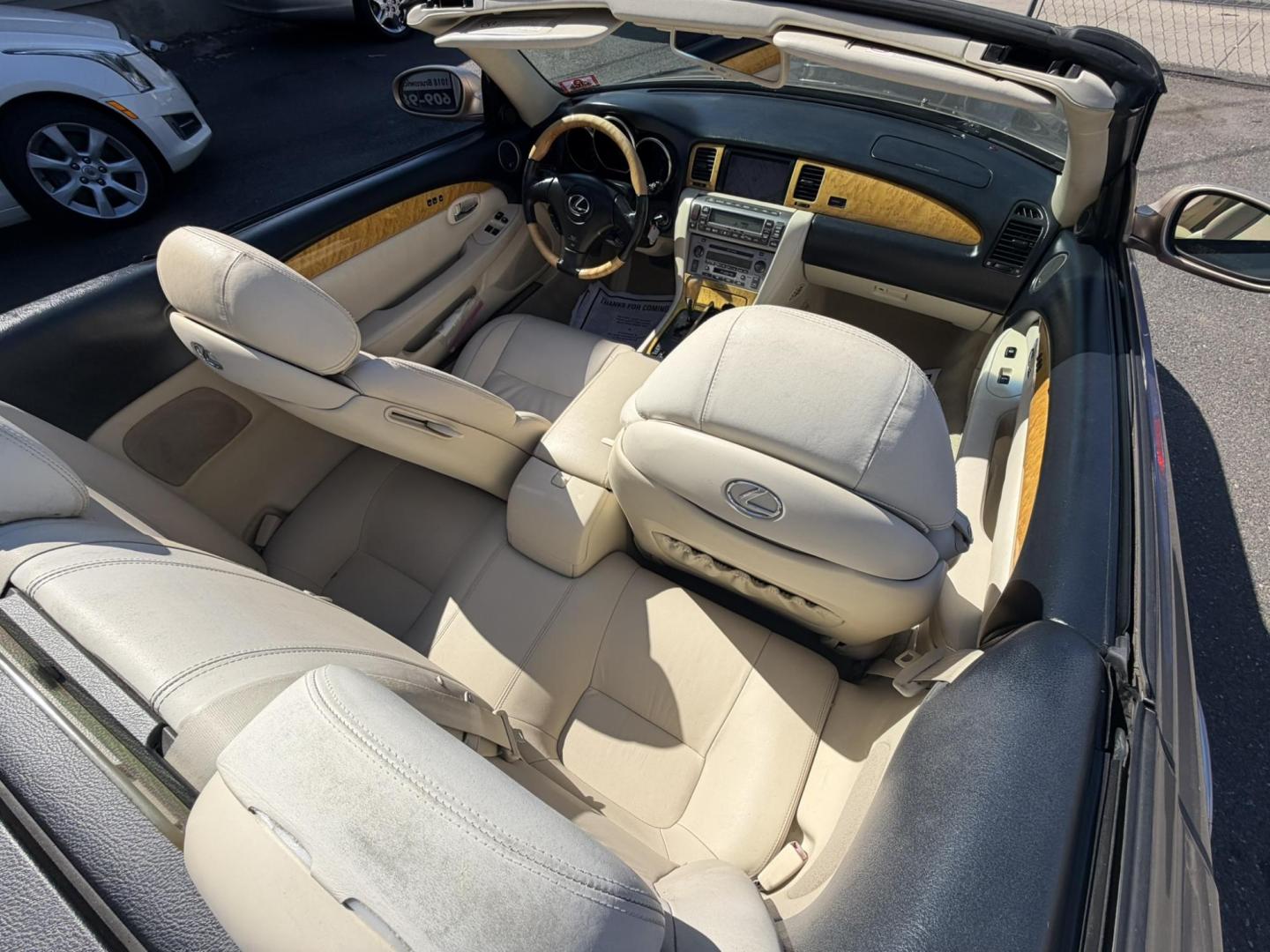 2004 Gold /Tan Leather Lexus SC 430 Convertible (JTHFN48YX40) with an 4.3L V8 DOHC 32V engine, 5-Speed Automatic Overdrive transmission, located at 1018 Brunswick Ave, Trenton, NJ, 08638, (609) 989-0900, 40.240086, -74.748085 - A real nice 1- owner, well kept Lexus SC 430! Serviced up since new, a great color combo, detailed to perfection and ready for the next owner to enjoy with the top down this season! Please call Anthony to set up a time to see and drive this beauty!! 609-273-5100 - Photo#20