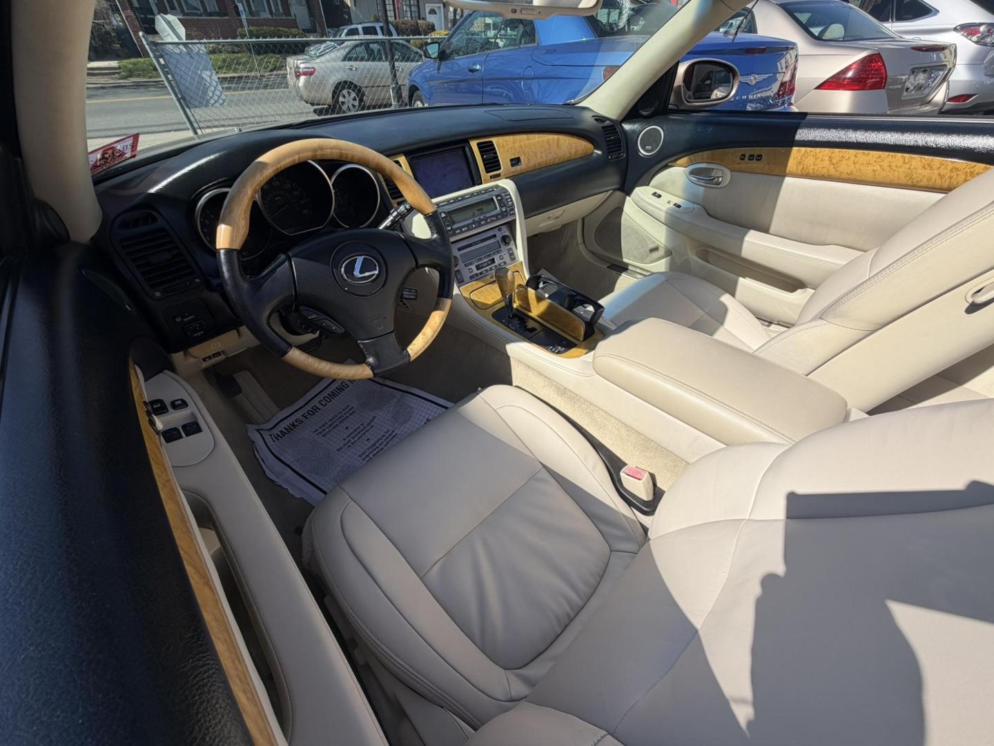 2004 Gold /Tan Leather Lexus SC 430 Convertible (JTHFN48YX40) with an 4.3L V8 DOHC 32V engine, 5-Speed Automatic Overdrive transmission, located at 1018 Brunswick Ave, Trenton, NJ, 08638, (609) 989-0900, 40.240086, -74.748085 - A real nice 1- owner, well kept Lexus SC 430! Serviced up since new, a great color combo, detailed to perfection and ready for the next owner to enjoy with the top down this season! Please call Anthony to set up a time to see and drive this beauty!! 609-273-5100 - Photo#23
