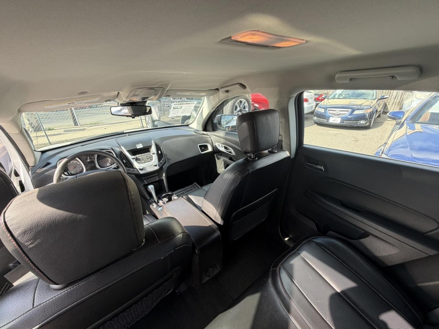 2014 White /Black/gray Chevrolet Equinox LS 2WD (2GNALAEK3E1) with an 2.4L L4 DOHC 16V FFV engine, 6-Speed Automatic transmission, located at 1018 Brunswick Ave, Trenton, NJ, 08638, (609) 989-0900, 40.240086, -74.748085 - Here is a very clean Chevy Equinox that has been serviced up and detailed to perfection and ready for new ownership! Loaded up with leather interior and alloy wheels. Financing Available!! - Photo#10