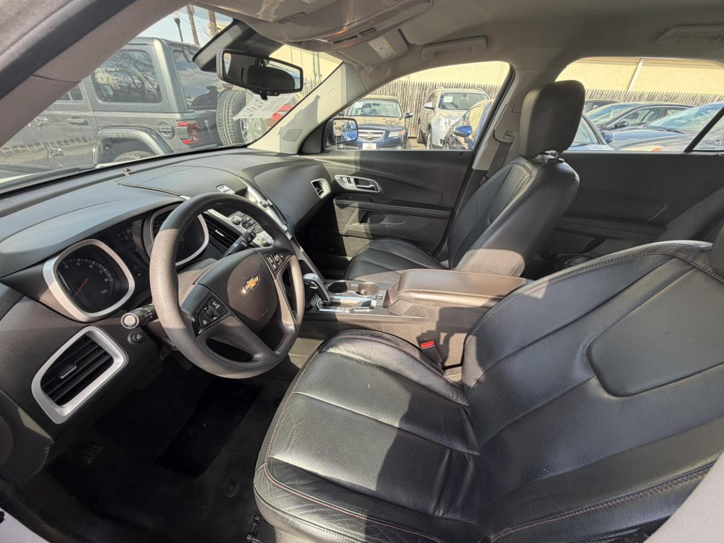 2014 White /Black/gray Chevrolet Equinox LS 2WD (2GNALAEK3E1) with an 2.4L L4 DOHC 16V FFV engine, 6-Speed Automatic transmission, located at 1018 Brunswick Ave, Trenton, NJ, 08638, (609) 989-0900, 40.240086, -74.748085 - Here is a very clean Chevy Equinox that has been serviced up and detailed to perfection and ready for new ownership! Loaded up with leather interior and alloy wheels. Financing Available!! - Photo#14