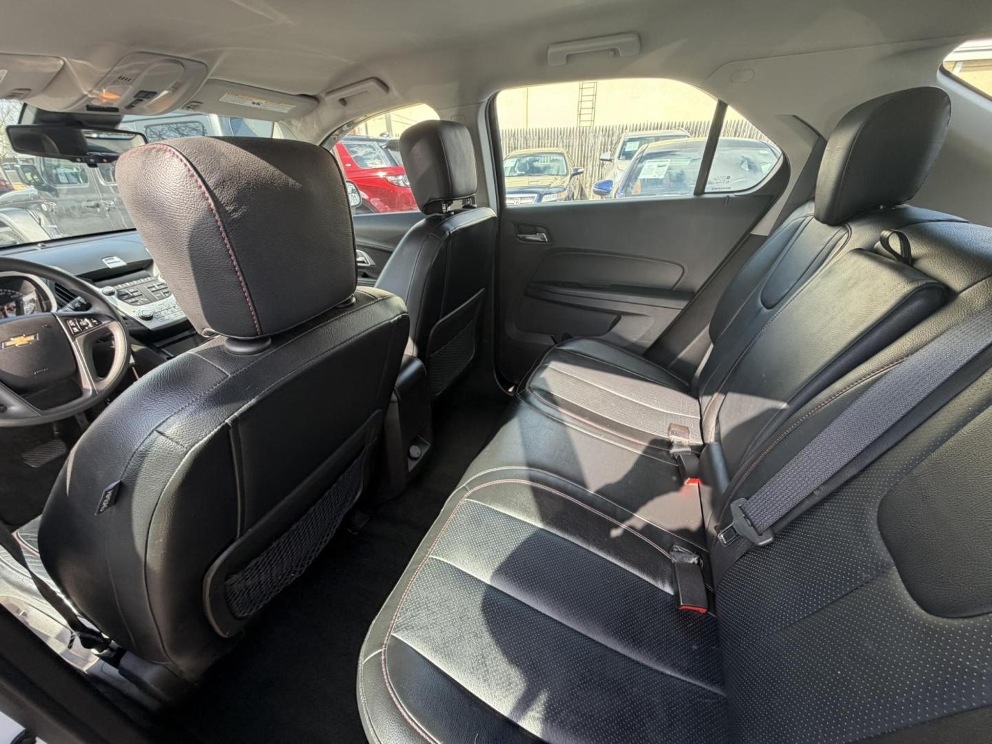 2014 White /Black/gray Chevrolet Equinox LS 2WD (2GNALAEK3E1) with an 2.4L L4 DOHC 16V FFV engine, 6-Speed Automatic transmission, located at 1018 Brunswick Ave, Trenton, NJ, 08638, (609) 989-0900, 40.240086, -74.748085 - Here is a very clean Chevy Equinox that has been serviced up and detailed to perfection and ready for new ownership! Loaded up with leather interior and alloy wheels. Financing Available!! - Photo#16