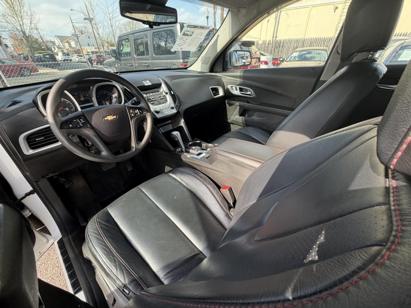2014 White /Black/gray Chevrolet Equinox LS 2WD (2GNALAEK3E1) with an 2.4L L4 DOHC 16V FFV engine, 6-Speed Automatic transmission, located at 1018 Brunswick Ave, Trenton, NJ, 08638, (609) 989-0900, 40.240086, -74.748085 - Here is a very clean Chevy Equinox that has been serviced up and detailed to perfection and ready for new ownership! Loaded up with leather interior and alloy wheels. Financing Available!! - Photo#17
