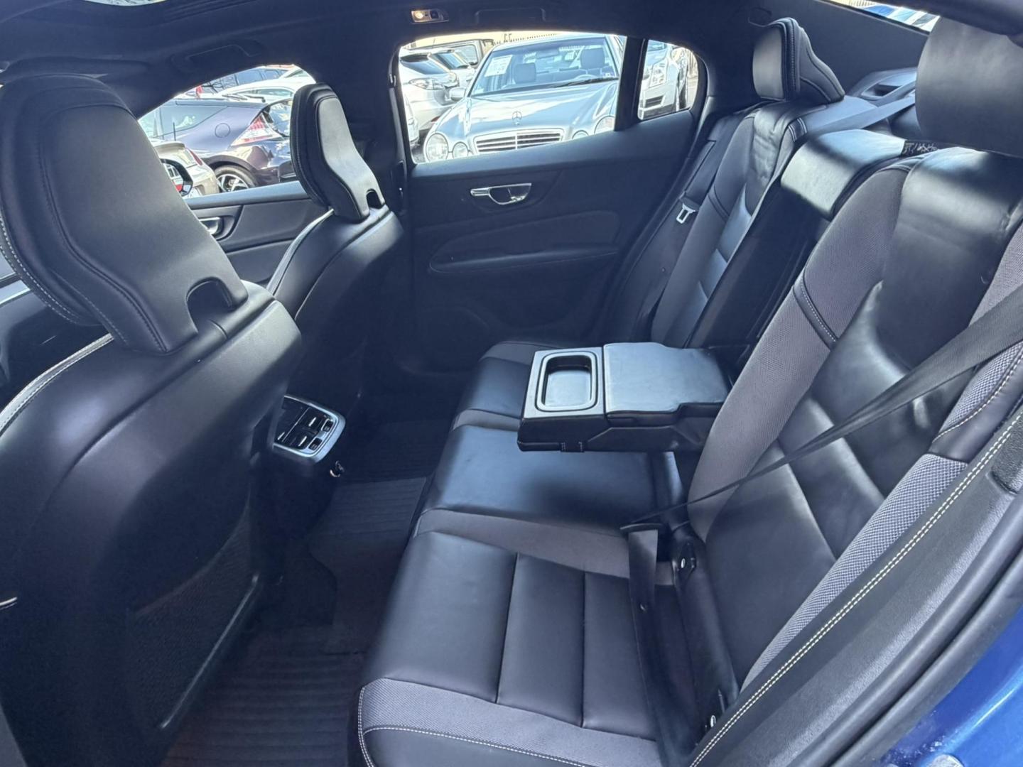 2020 BLUE /Black Volvo S60 T6 R-Design AWD (7JRA22TM0LG) with an 2.0L L4 DOHC 16V engine, 8A transmission, located at 1018 Brunswick Ave, Trenton, NJ, 08638, (609) 989-0900, 40.240086, -74.748085 - This S60 T6 R-design is a perfect color combo! Equipped with all the R-Design features,($6850 option) Advanced package($2500 option), Polestar and heated Rear seats and steering wheel. Fully serviced by Volvo dealer since new! A rare color combo of Bursting Blue metal w Black R design leather interi- Photo#19