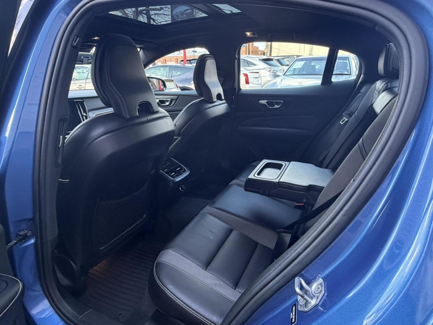 2020 BLUE /Black Volvo S60 T6 R-Design AWD (7JRA22TM0LG) with an 2.0L L4 DOHC 16V engine, 8A transmission, located at 1018 Brunswick Ave, Trenton, NJ, 08638, (609) 989-0900, 40.240086, -74.748085 - This S60 T6 R-design is a perfect color combo! Equipped with all the R-Design features,($6850 option) Advanced package($2500 option), Polestar and heated Rear seats and steering wheel. Fully serviced by Volvo dealer since new! A rare color combo of Bursting Blue metal w Black R design leather interi- Photo#18