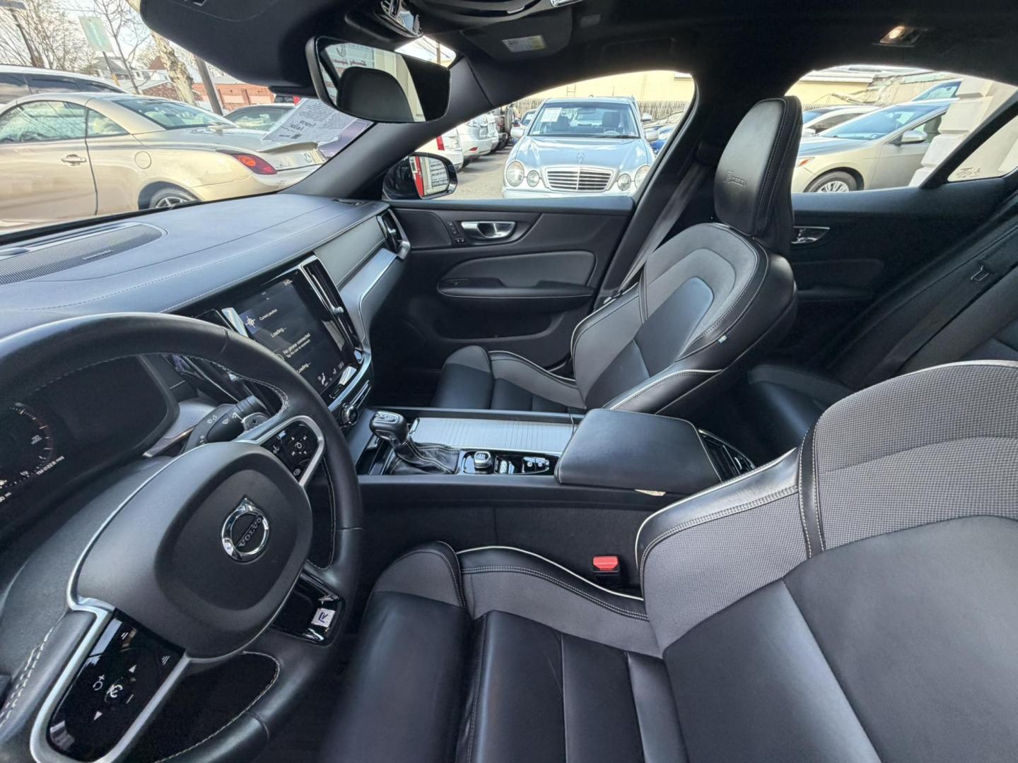 2020 BLUE /Black Volvo S60 T6 R-Design AWD (7JRA22TM0LG) with an 2.0L L4 DOHC 16V engine, 8A transmission, located at 1018 Brunswick Ave, Trenton, NJ, 08638, (609) 989-0900, 40.240086, -74.748085 - This S60 T6 R-design is a perfect color combo! Equipped with all the R-Design features,($6850 option) Advanced package($2500 option), Polestar and heated Rear seats and steering wheel. Fully serviced by Volvo dealer since new! A rare color combo of Bursting Blue metal w Black R design leather interi- Photo#32