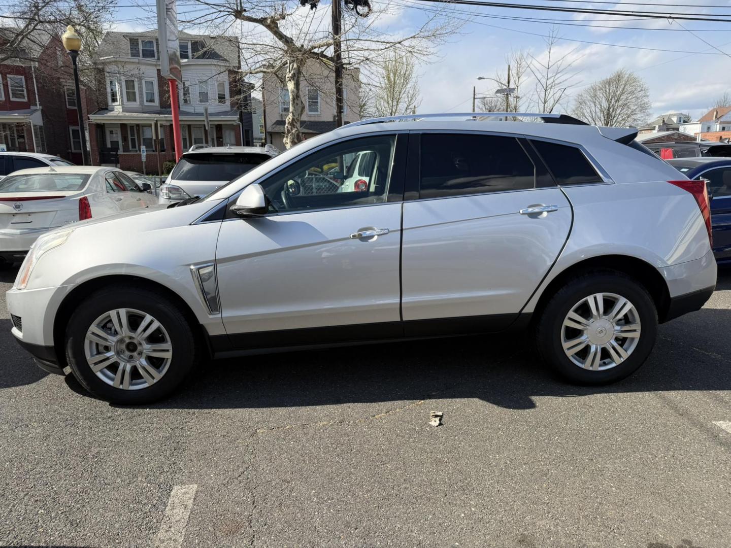 2013 SILVER /Black/gray Cadillac SRX Premium (3GYFNCE37DS) with an 3.6L V6 DOHC 24V FFV engine, 6-Speed Automatic transmission, located at 1018 Brunswick Ave, Trenton, NJ, 08638, (609) 989-0900, 40.240086, -74.748085 - This Cadillac is fully ready to go after being serviced and detailed to perfection! Runs and Drives like new and fully loaded! A must see and drive, financing available! Call Anthony to set up an appt. to check out, 609-273-5100 - Photo#1