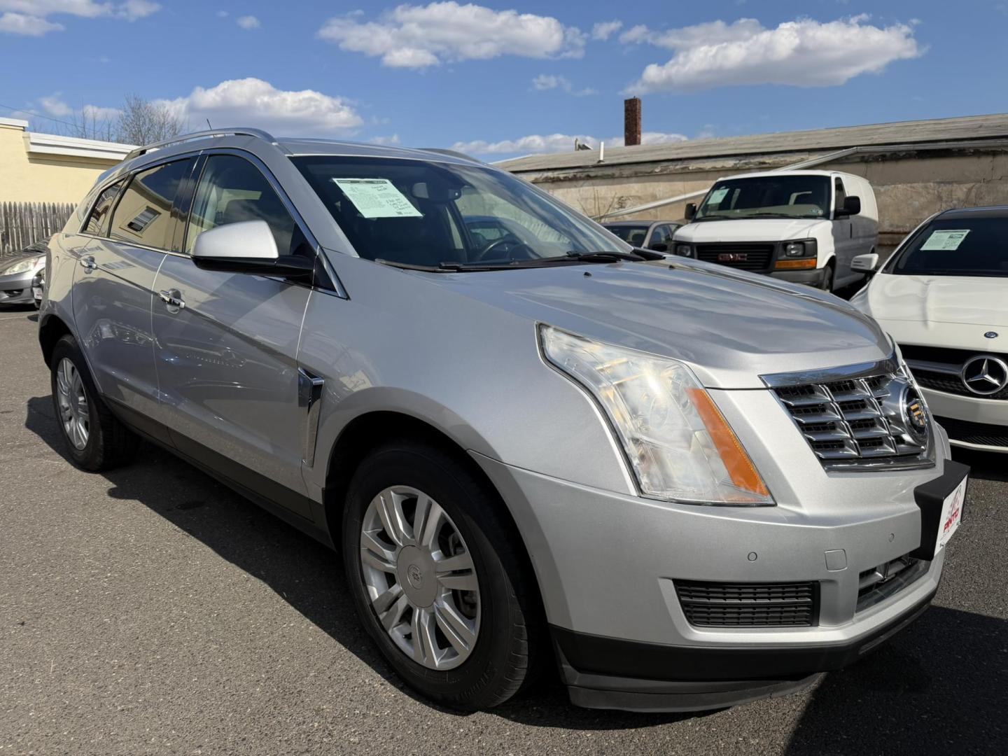 2013 SILVER /Black/gray Cadillac SRX Premium (3GYFNCE37DS) with an 3.6L V6 DOHC 24V FFV engine, 6-Speed Automatic transmission, located at 1018 Brunswick Ave, Trenton, NJ, 08638, (609) 989-0900, 40.240086, -74.748085 - This Cadillac is fully ready to go after being serviced and detailed to perfection! Runs and Drives like new and fully loaded! A must see and drive, financing available! Call Anthony to set up an appt. to check out, 609-273-5100 - Photo#2
