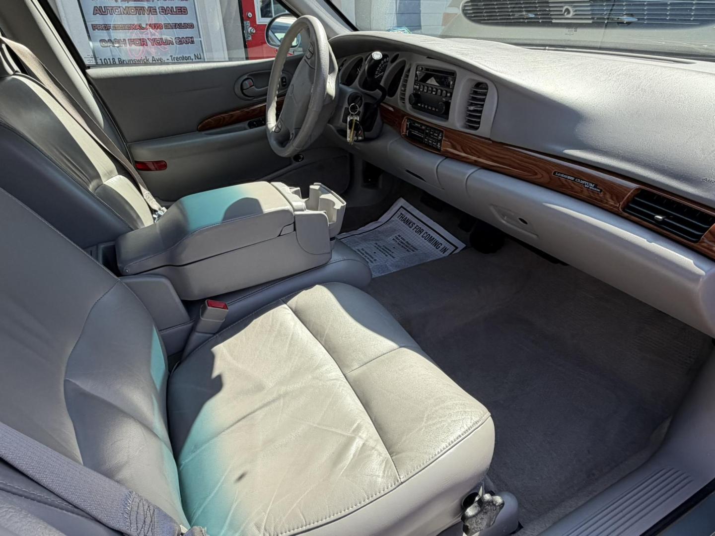2003 BLUE /Gray Leather Buick LeSabre Custom (1G4HP52K33U) with an 3.8L V6 OHV 12V engine, 4-Speed Automatic Overdrive transmission, located at 1018 Brunswick Ave, Trenton, NJ, 08638, (609) 989-0900, 40.240086, -74.748085 - Here is the nicest and cleanest 1 owner Buick Lesabre on the East Coast! Serviced by dealer since new and just detailed to perfection! An absolute must see and drive to get how rare this gem of a vehicle this actually is!! Please call Anthony to set up a time to take a look, 609-273-5100 - Photo#11