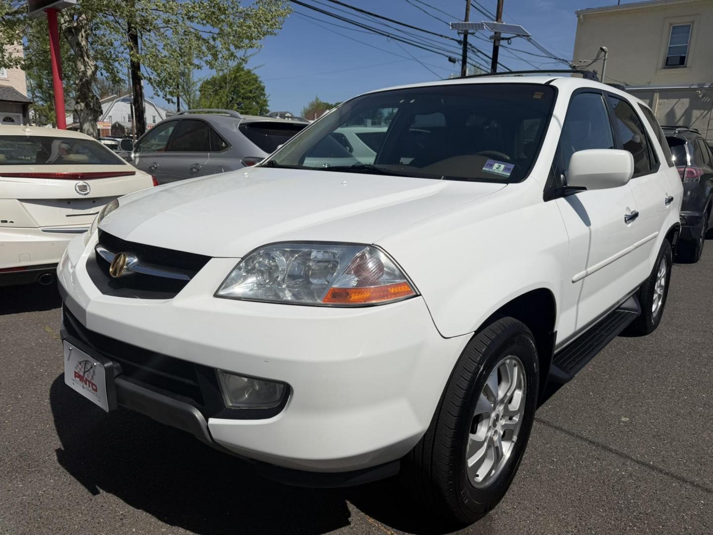 2003 White /Tan Leather Acura MDX Touring with Rear DVD System (2HNYD18733H) with an 3.5L V6 SOHC 24V engine, 5-Speed Automatic Overdrive transmission, located at 1018 Brunswick Ave, Trenton, NJ, 08638, (609) 989-0900, 40.240086, -74.748085 - This Touring model MDX is loaded up and super clean w so much great service history! You can buy this SUV w confidence. A great price for this reliable Acura. A must see and drive ASAP, please call Anthony to set up an appt. 609-273-5100 - Photo#8