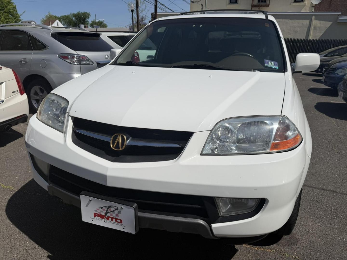 2003 White /Tan Leather Acura MDX Touring with Rear DVD System (2HNYD18733H) with an 3.5L V6 SOHC 24V engine, 5-Speed Automatic Overdrive transmission, located at 1018 Brunswick Ave, Trenton, NJ, 08638, (609) 989-0900, 40.240086, -74.748085 - This Touring model MDX is loaded up and super clean w so much great service history! You can buy this SUV w confidence. A great price for this reliable Acura. A must see and drive ASAP, please call Anthony to set up an appt. 609-273-5100 - Photo#10
