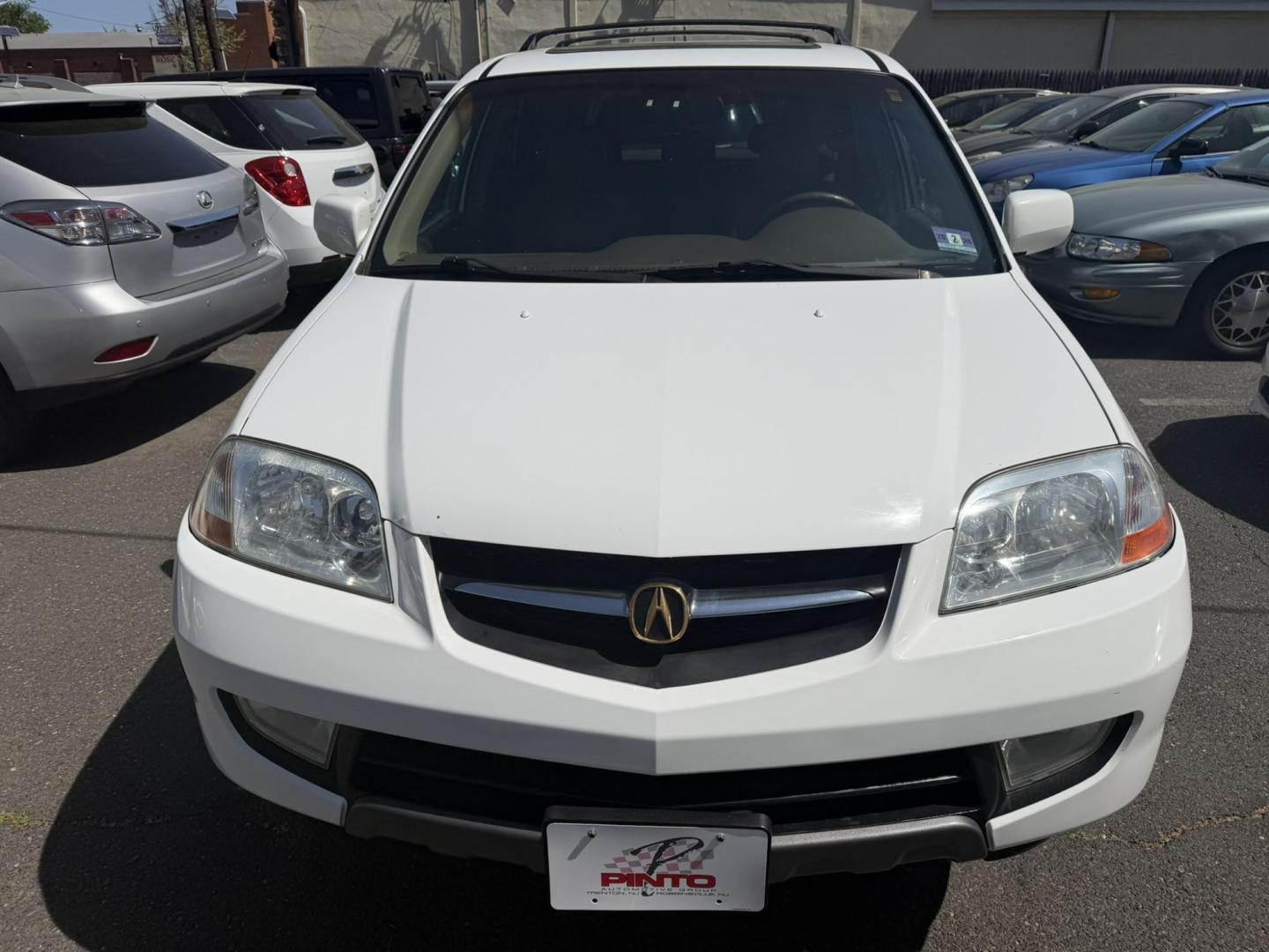 2003 White /Tan Leather Acura MDX Touring with Rear DVD System (2HNYD18733H) with an 3.5L V6 SOHC 24V engine, 5-Speed Automatic Overdrive transmission, located at 1018 Brunswick Ave, Trenton, NJ, 08638, (609) 989-0900, 40.240086, -74.748085 - This Touring model MDX is loaded up and super clean w so much great service history! You can buy this SUV w confidence. A great price for this reliable Acura. A must see and drive ASAP, please call Anthony to set up an appt. 609-273-5100 - Photo#11