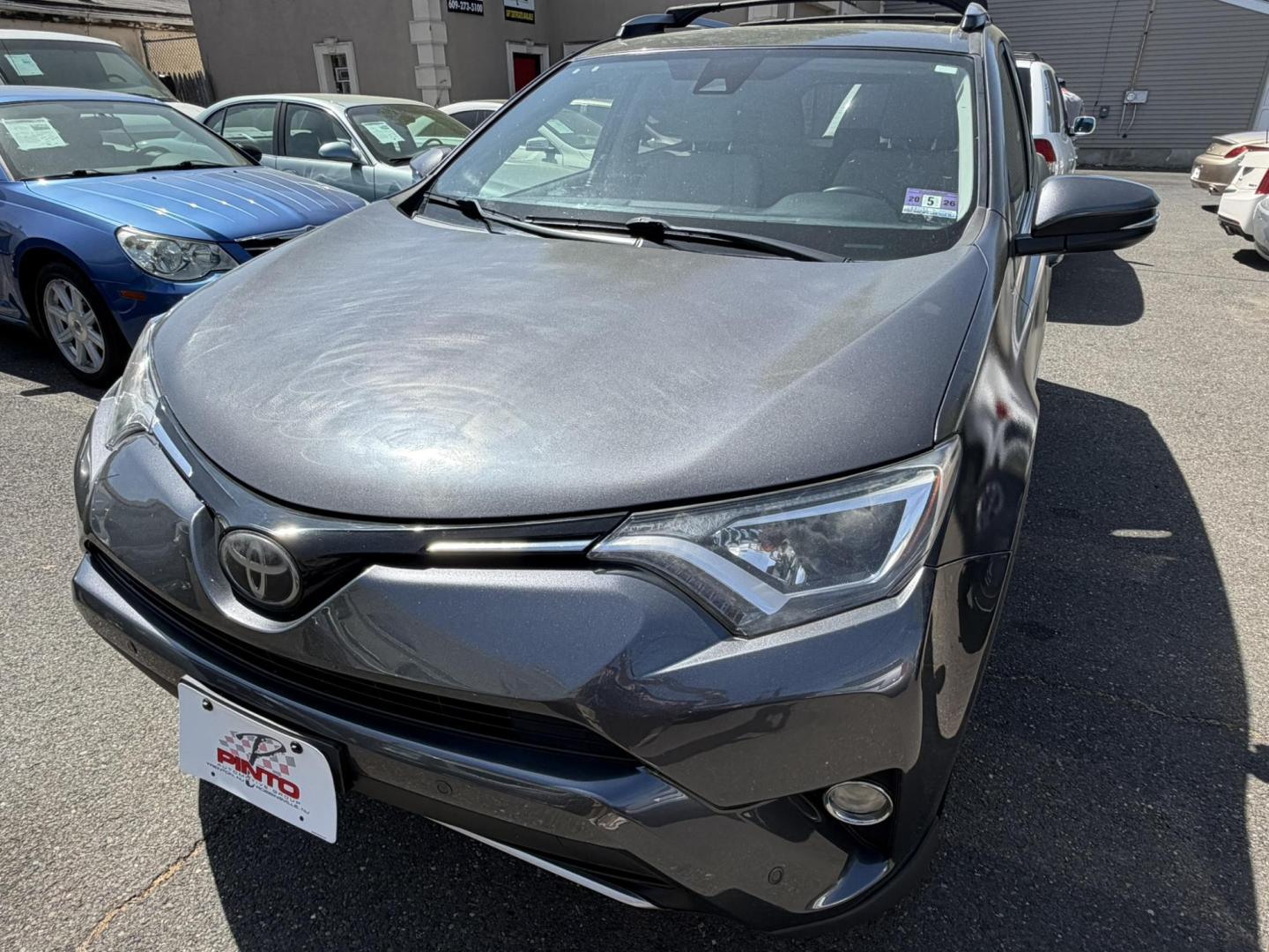 2017 GRAY /Black/gray Toyota RAV4 XLE AWD (JTMRFREVXHJ) with an 2.5L L4 DOHC 16V engine, 6A transmission, located at 1018 Brunswick Ave, Trenton, NJ, 08638, (609) 989-0900, 40.240086, -74.748085 - If you need reliability, This Toyota RAV4 is perfect! Recently serviced and ready for the next 10 years ahead! If you do Uber or Lift, this could be an ideal vehicle for you! Please call Anthony to set up an appt. to come check out. 609-273-5100- Photo#1