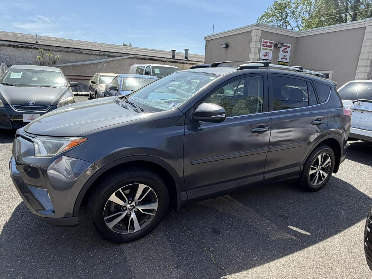 2017 GRAY /Black/gray Toyota RAV4 XLE AWD (JTMRFREVXHJ) with an 2.5L L4 DOHC 16V engine, 6A transmission, located at 1018 Brunswick Ave, Trenton, NJ, 08638, (609) 989-0900, 40.240086, -74.748085 - If you need reliability, This Toyota RAV4 is perfect! Recently serviced and ready for the next 10 years ahead! If you do Uber or Lift, this could be an ideal vehicle for you! Please call Anthony to set up an appt. to come check out. 609-273-5100- Photo#6