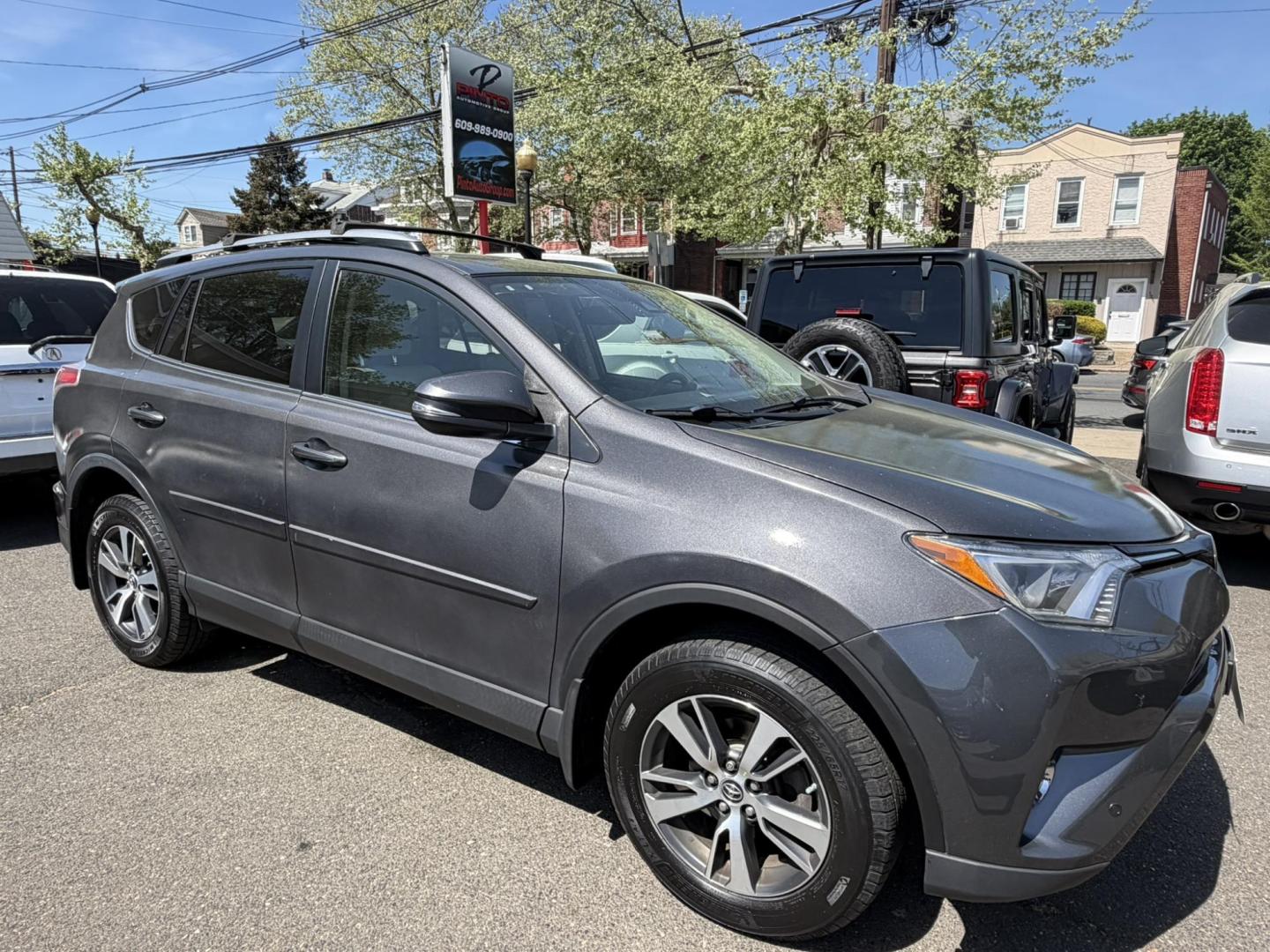 2017 GRAY /Black/gray Toyota RAV4 XLE AWD (JTMRFREVXHJ) with an 2.5L L4 DOHC 16V engine, 6A transmission, located at 1018 Brunswick Ave, Trenton, NJ, 08638, (609) 989-0900, 40.240086, -74.748085 - If you need reliability, This Toyota RAV4 is perfect! Recently serviced and ready for the next 10 years ahead! If you do Uber or Lift, this could be an ideal vehicle for you! Please call Anthony to set up an appt. to come check out. 609-273-5100- Photo#0