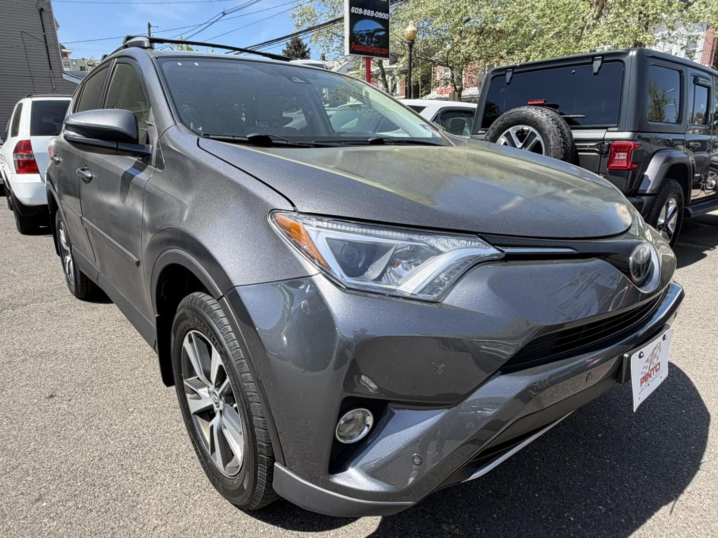 2017 GRAY /Black/gray Toyota RAV4 XLE AWD (JTMRFREVXHJ) with an 2.5L L4 DOHC 16V engine, 6A transmission, located at 1018 Brunswick Ave, Trenton, NJ, 08638, (609) 989-0900, 40.240086, -74.748085 - If you need reliability, This Toyota RAV4 is perfect! Recently serviced and ready for the next 10 years ahead! If you do Uber or Lift, this could be an ideal vehicle for you! Please call Anthony to set up an appt. to come check out. 609-273-5100- Photo#7