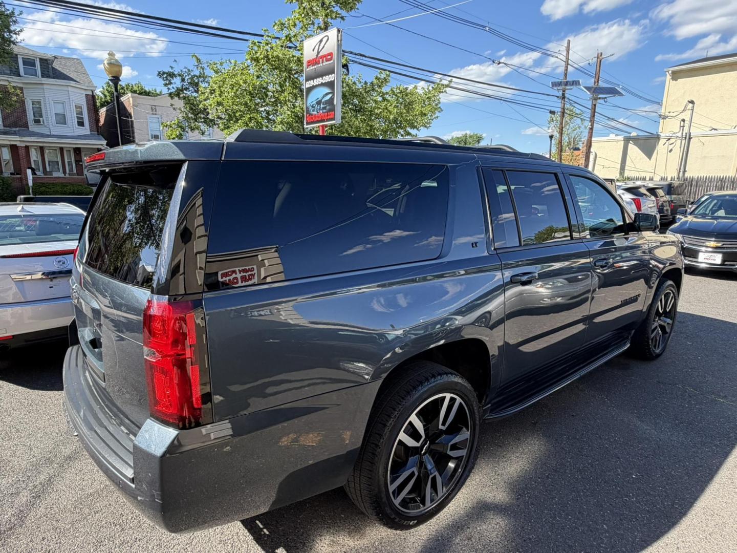 2019 GRAY /Black Leather Chevrolet Suburban LT 4WD (1GNSKHKC7KR) with an 5.3L V8 OHV 16V engine, 6A transmission, located at 1018 Brunswick Ave, Trenton, NJ, 08638, (609) 989-0900, 40.240086, -74.748085 - Here is really nice Chevy Suburban LT. Fully Loaded and serviced up! A real clean vehicle that is ready for the road! Financing Available. Please call Anthony to set up an appt. to see this beautiful SUV! 609-273-5100 - Photo#10