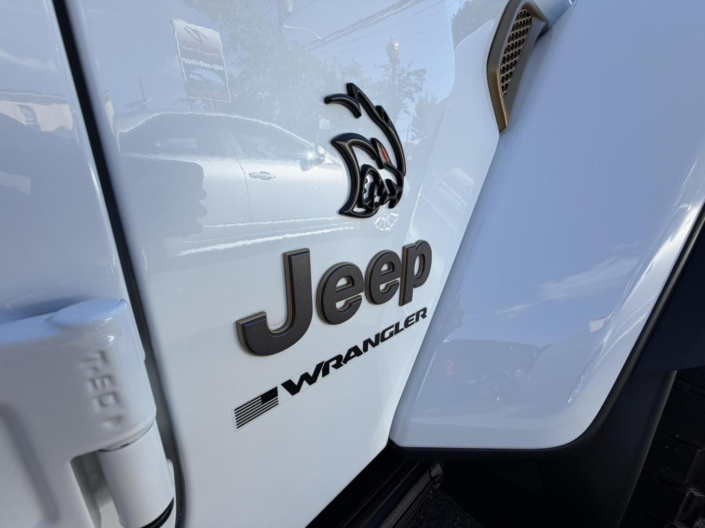 2024 White /Red Jeep Wrangler Rubicon 392 (1C4RJXSJ4RW) with an 6.4L V8 DOHC 32V engine, 6M transmission, located at 1018 Brunswick Ave, Trenton, NJ, 08638, (609) 989-0900, 40.240086, -74.748085 - WOW! WOW! WOW! This Rubicon is one Badass Jeep! Loaded w options and close to $20k in custom upgrades including LED Baja Design Lights, Borla exhaust, 20" Fuel wheels on 37" tires, custom front bumper and power dropdown running boards! This Jeep has been fully ceramic coated and tinted w/ windshield - Photo#3