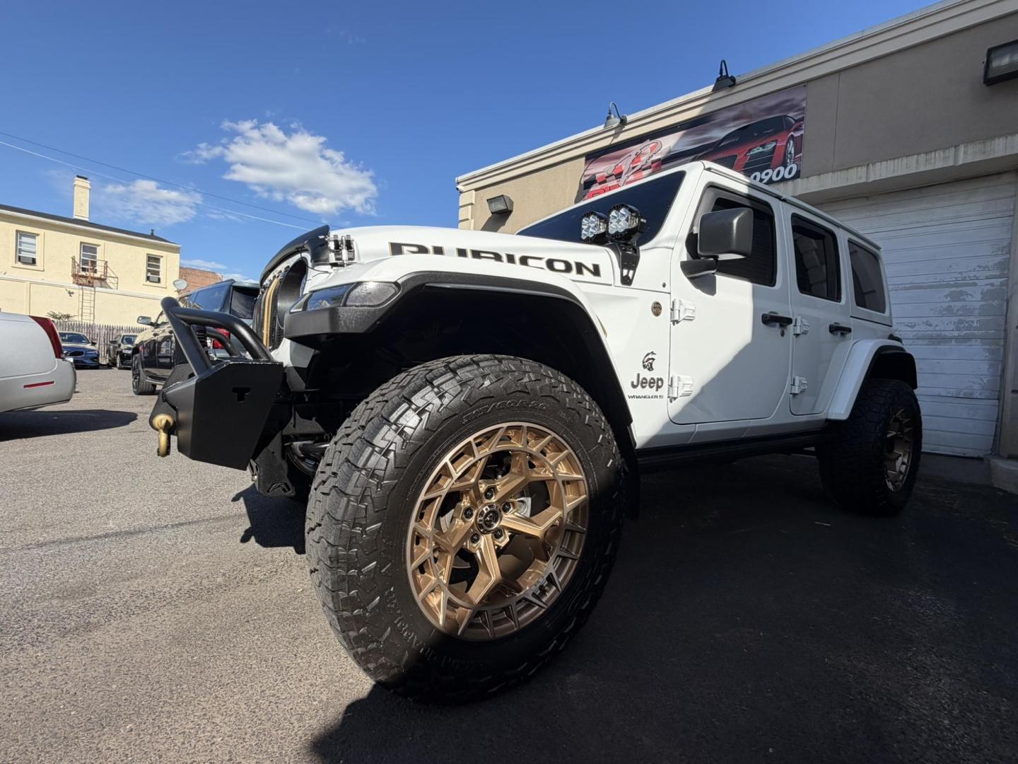 2024 White /Red Jeep Wrangler Rubicon 392 (1C4RJXSJ4RW) with an 6.4L V8 DOHC 32V engine, 6M transmission, located at 1018 Brunswick Ave, Trenton, NJ, 08638, (609) 989-0900, 40.240086, -74.748085 - WOW! WOW! WOW! This Rubicon is one Badass Jeep! Loaded w options and close to $20k in custom upgrades including LED Baja Design Lights, Borla exhaust, 20" Fuel wheels on 37" tires, custom front bumper and power dropdown running boards! This Jeep has been fully ceramic coated and tinted w/ windshield - Photo#8