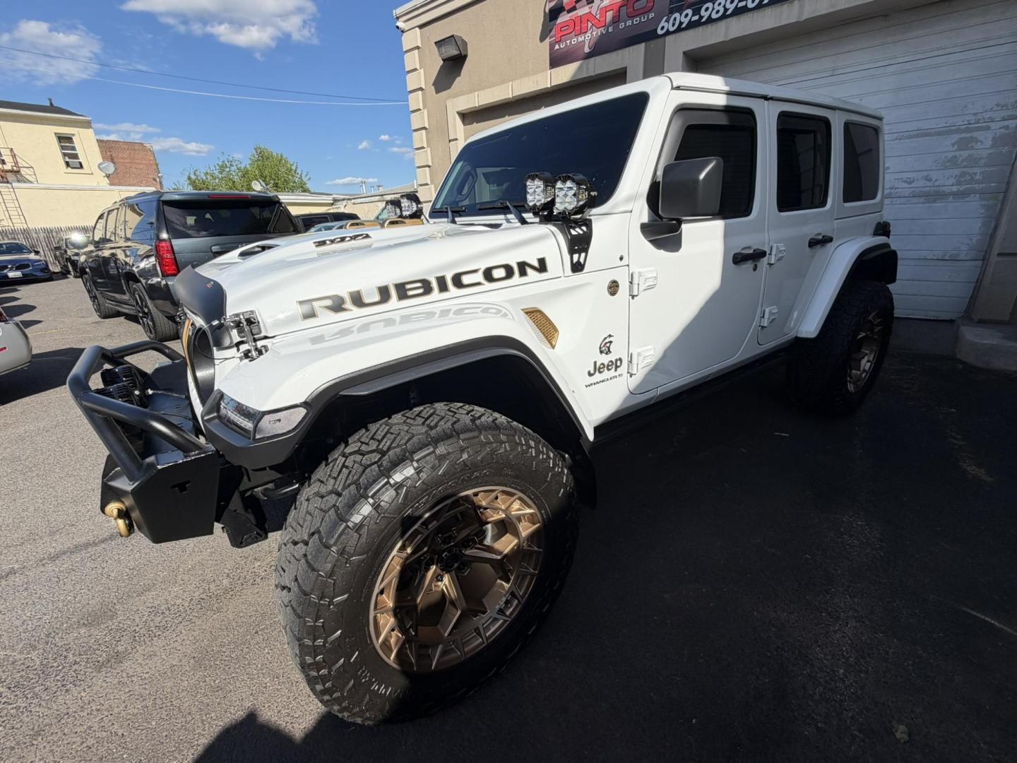 2024 White /Red Jeep Wrangler Rubicon 392 (1C4RJXSJ4RW) with an 6.4L V8 DOHC 32V engine, 6M transmission, located at 1018 Brunswick Ave, Trenton, NJ, 08638, (609) 989-0900, 40.240086, -74.748085 - WOW! WOW! WOW! This Rubicon is one Badass Jeep! Loaded w options and close to $20k in custom upgrades including LED Baja Design Lights, Borla exhaust, 20" Fuel wheels on 37" tires, custom front bumper and power dropdown running boards! This Jeep has been fully ceramic coated and tinted w/ windshield - Photo#9