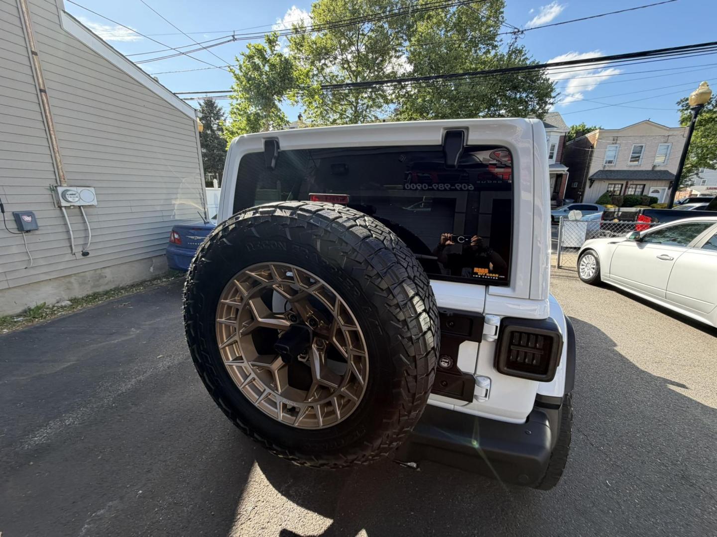 2024 White /Red Jeep Wrangler Rubicon 392 (1C4RJXSJ4RW) with an 6.4L V8 DOHC 32V engine, 6M transmission, located at 1018 Brunswick Ave, Trenton, NJ, 08638, (609) 989-0900, 40.240086, -74.748085 - WOW! WOW! WOW! This Rubicon is one Badass Jeep! Loaded w options and close to $20k in custom upgrades including LED Baja Design Lights, Borla exhaust, 20" Fuel wheels on 37" tires, custom front bumper and power dropdown running boards! This Jeep has been fully ceramic coated and tinted w/ windshield - Photo#21