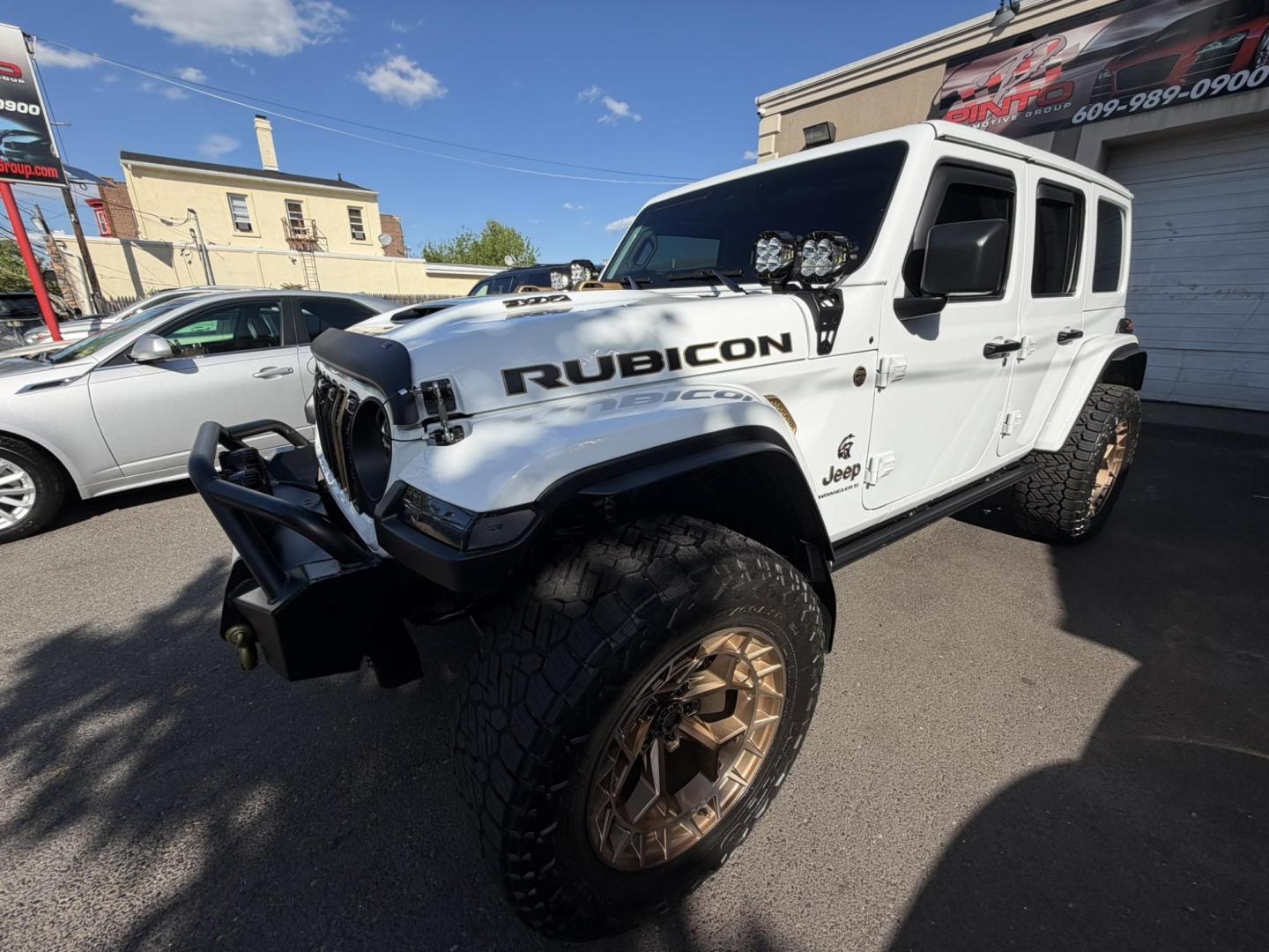 2024 White /Red Jeep Wrangler Rubicon 392 (1C4RJXSJ4RW) with an 6.4L V8 DOHC 32V engine, 6M transmission, located at 1018 Brunswick Ave, Trenton, NJ, 08638, (609) 989-0900, 40.240086, -74.748085 - WOW! WOW! WOW! This Rubicon is one Badass Jeep! Loaded w options and close to $20k in custom upgrades including LED Baja Design Lights, Borla exhaust, 20" Fuel wheels on 37" tires, custom front bumper and power dropdown running boards! This Jeep has been fully ceramic coated and tinted w/ windshield - Photo#30