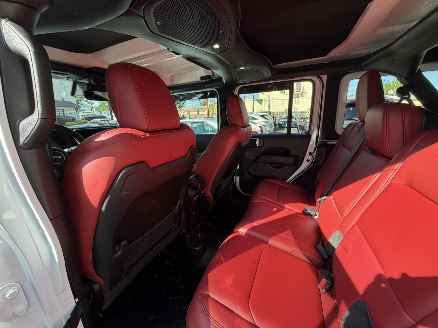 2024 White /Red Jeep Wrangler Rubicon 392 (1C4RJXSJ4RW) with an 6.4L V8 DOHC 32V engine, 6M transmission, located at 1018 Brunswick Ave, Trenton, NJ, 08638, (609) 989-0900, 40.240086, -74.748085 - WOW! WOW! WOW! This Rubicon is one Badass Jeep! Loaded w options and close to $20k in custom upgrades including LED Baja Design Lights, Borla exhaust, 20" Fuel wheels on 37" tires, custom front bumper and power dropdown running boards! This Jeep has been fully ceramic coated and tinted w/ windshield - Photo#42