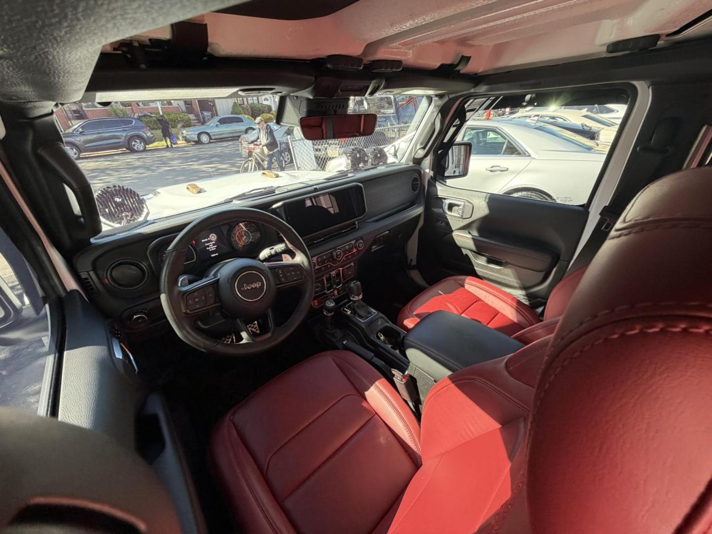 2024 White /Red Jeep Wrangler Rubicon 392 (1C4RJXSJ4RW) with an 6.4L V8 DOHC 32V engine, 6M transmission, located at 1018 Brunswick Ave, Trenton, NJ, 08638, (609) 989-0900, 40.240086, -74.748085 - WOW! WOW! WOW! This Rubicon is one Badass Jeep! Loaded w options and close to $20k in custom upgrades including LED Baja Design Lights, Borla exhaust, 20" Fuel wheels on 37" tires, custom front bumper and power dropdown running boards! This Jeep has been fully ceramic coated and tinted w/ windshield - Photo#43
