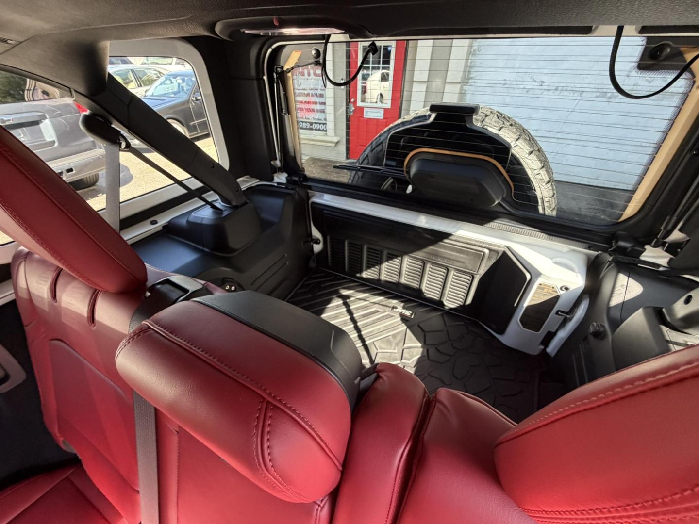 2024 White /Red Jeep Wrangler Rubicon 392 (1C4RJXSJ4RW) with an 6.4L V8 DOHC 32V engine, 6M transmission, located at 1018 Brunswick Ave, Trenton, NJ, 08638, (609) 989-0900, 40.240086, -74.748085 - WOW! WOW! WOW! This Rubicon is one Badass Jeep! Loaded w options and close to $20k in custom upgrades including LED Baja Design Lights, Borla exhaust, 20" Fuel wheels on 37" tires, custom front bumper and power dropdown running boards! This Jeep has been fully ceramic coated and tinted w/ windshield - Photo#45