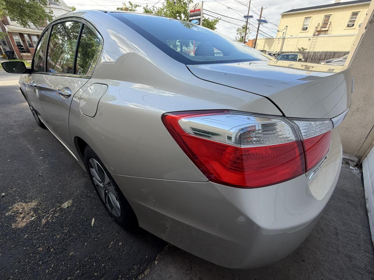 2014 Gold /beige Honda Accord LX Sedan CVT (1HGCR2F39EA) with an 2.4L L4 DOHC 16V engine, Continuously Variable Transmission transmission, located at 1018 Brunswick Ave, Trenton, NJ, 08638, (609) 989-0900, 40.240086, -74.748085 - Here is a really nice 2 owner Honda Accord that has been regularly serviced! Great reliability and super clean vehicle. Recently detailed and ready to go! Please call Anthony to set up an appt. ASAP as this Honda will not last long at all! 609-273-5100 - Photo#4