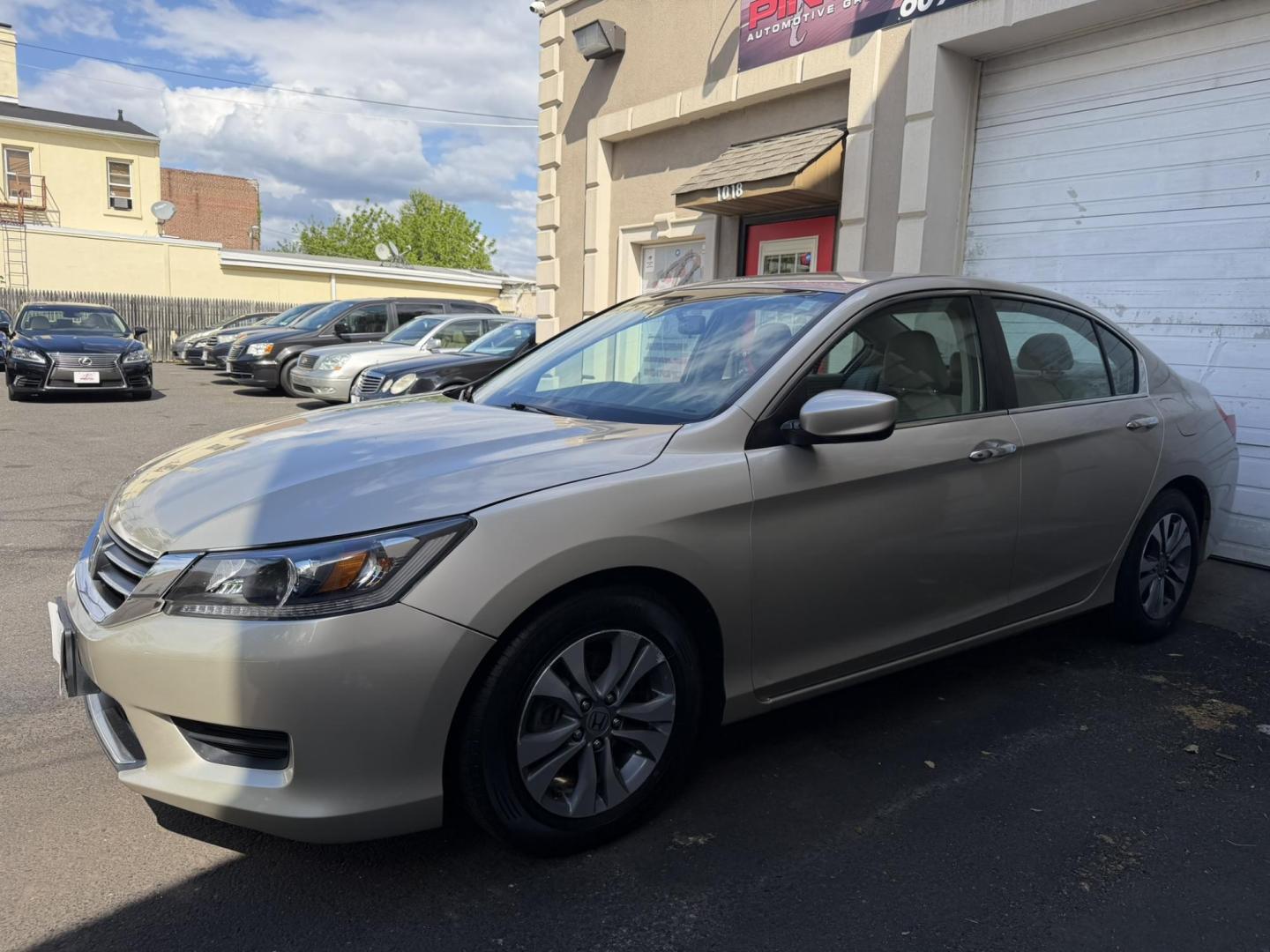2014 Gold /beige Honda Accord LX Sedan CVT (1HGCR2F39EA) with an 2.4L L4 DOHC 16V engine, Continuously Variable Transmission transmission, located at 1018 Brunswick Ave, Trenton, NJ, 08638, (609) 989-0900, 40.240086, -74.748085 - Here is a really nice 2 owner Honda Accord that has been regularly serviced! Great reliability and super clean vehicle. Recently detailed and ready to go! Please call Anthony to set up an appt. ASAP as this Honda will not last long at all! 609-273-5100 - Photo#5