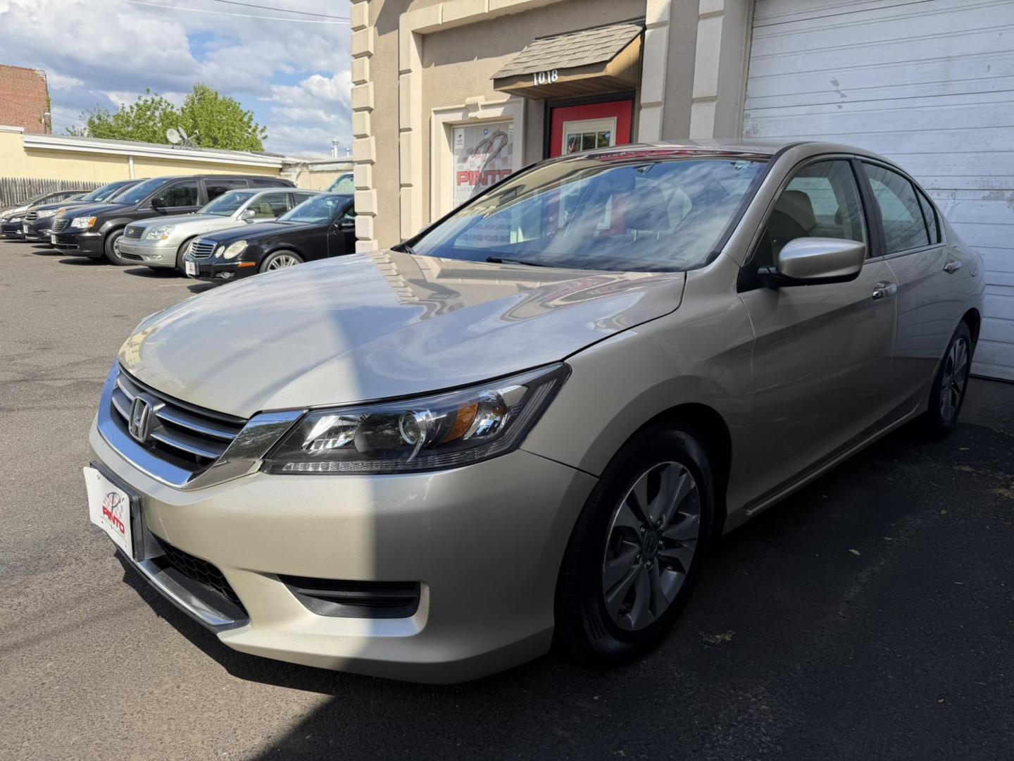 2014 Gold /beige Honda Accord LX Sedan CVT (1HGCR2F39EA) with an 2.4L L4 DOHC 16V engine, Continuously Variable Transmission transmission, located at 1018 Brunswick Ave, Trenton, NJ, 08638, (609) 989-0900, 40.240086, -74.748085 - Here is a really nice 2 owner Honda Accord that has been regularly serviced! Great reliability and super clean vehicle. Recently detailed and ready to go! Please call Anthony to set up an appt. ASAP as this Honda will not last long at all! 609-273-5100 - Photo#6