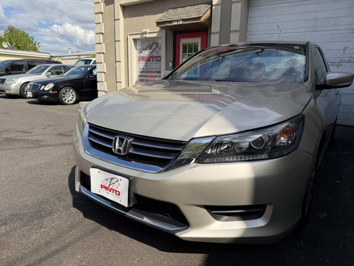 2014 Gold /beige Honda Accord LX Sedan CVT (1HGCR2F39EA) with an 2.4L L4 DOHC 16V engine, Continuously Variable Transmission transmission, located at 1018 Brunswick Ave, Trenton, NJ, 08638, (609) 989-0900, 40.240086, -74.748085 - Here is a really nice 2 owner Honda Accord that has been regularly serviced! Great reliability and super clean vehicle. Recently detailed and ready to go! Please call Anthony to set up an appt. ASAP as this Honda will not last long at all! 609-273-5100 - Photo#7